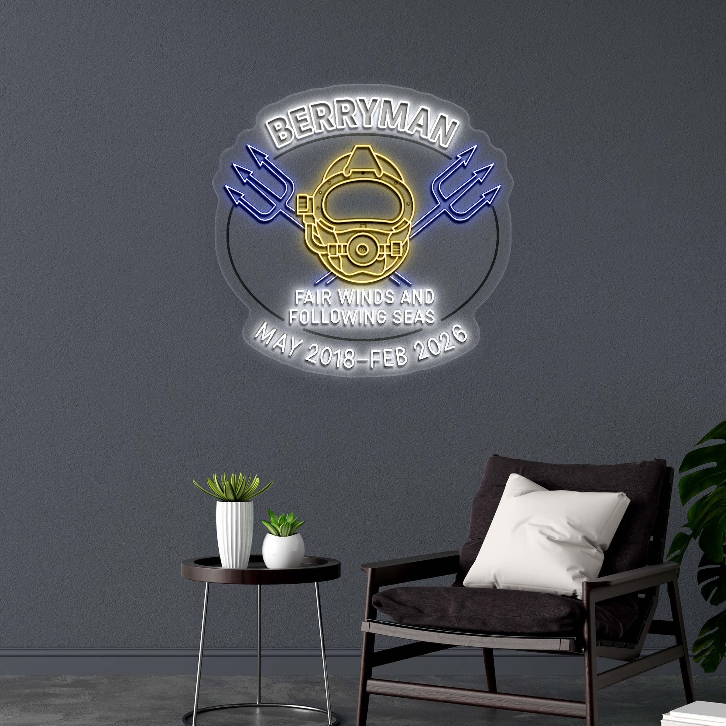 BERRYMAN - Premium Neon Artwork