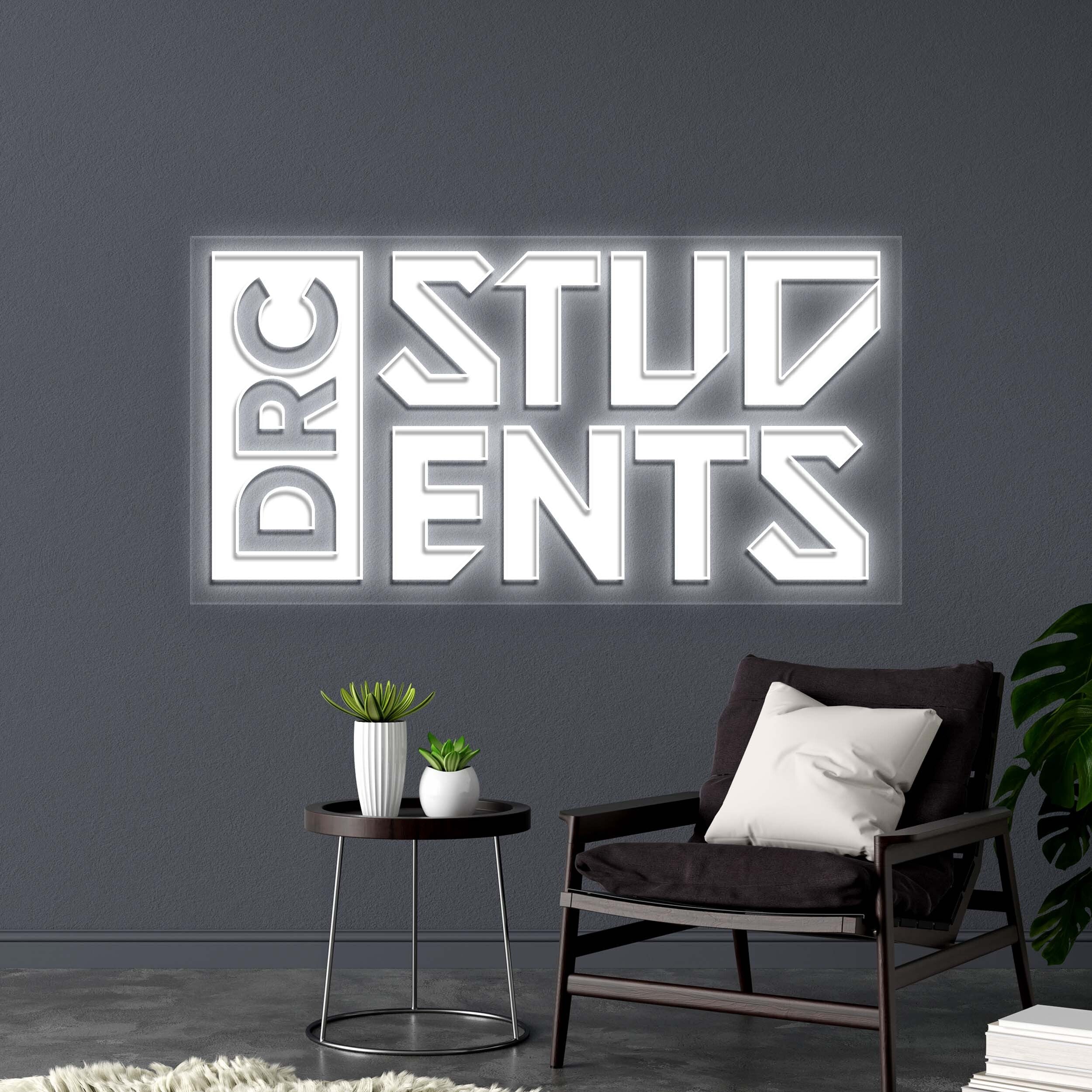 DRC STUDENTS - Premium Neon Artwork
