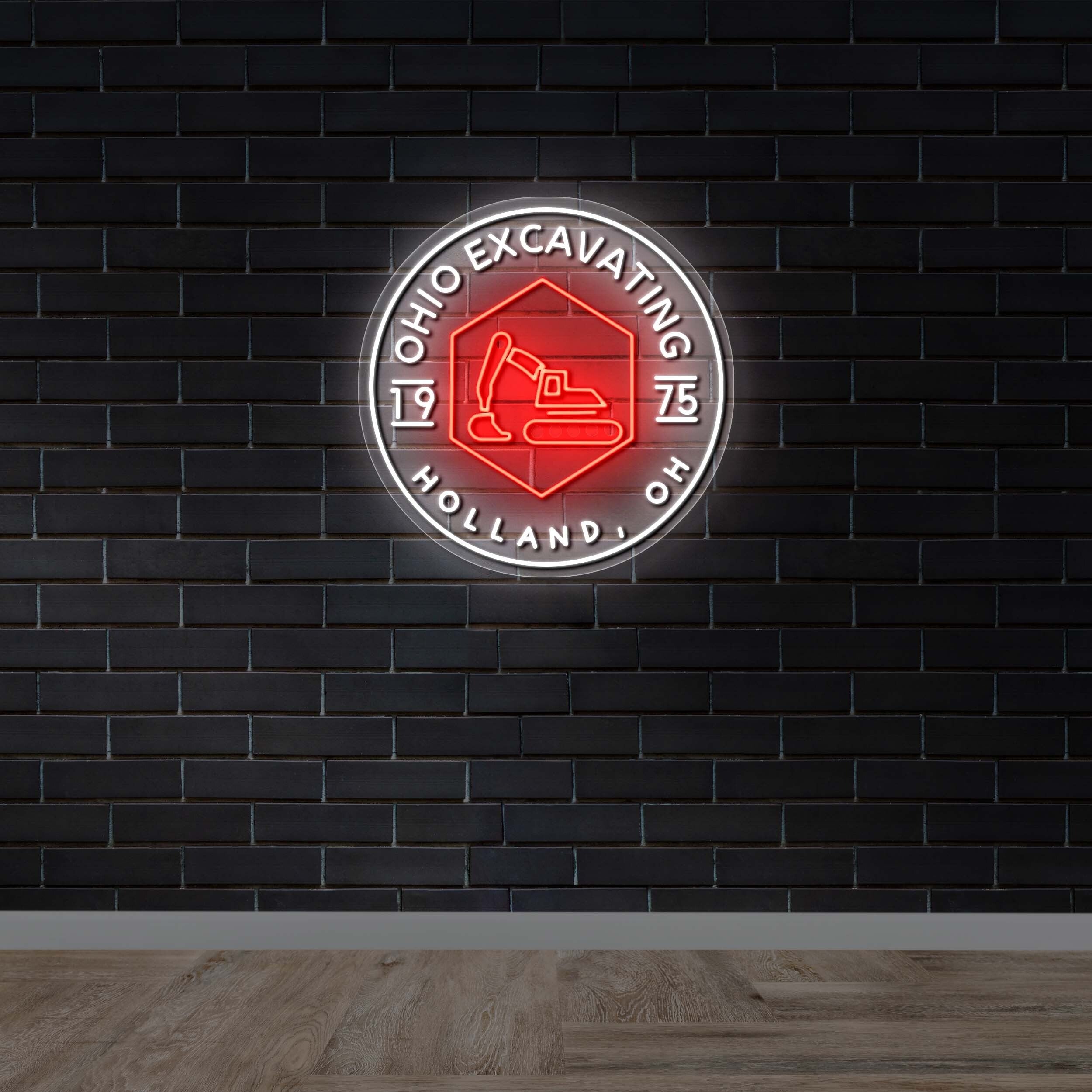 Ohio Excavating - Premium Neon Artwork