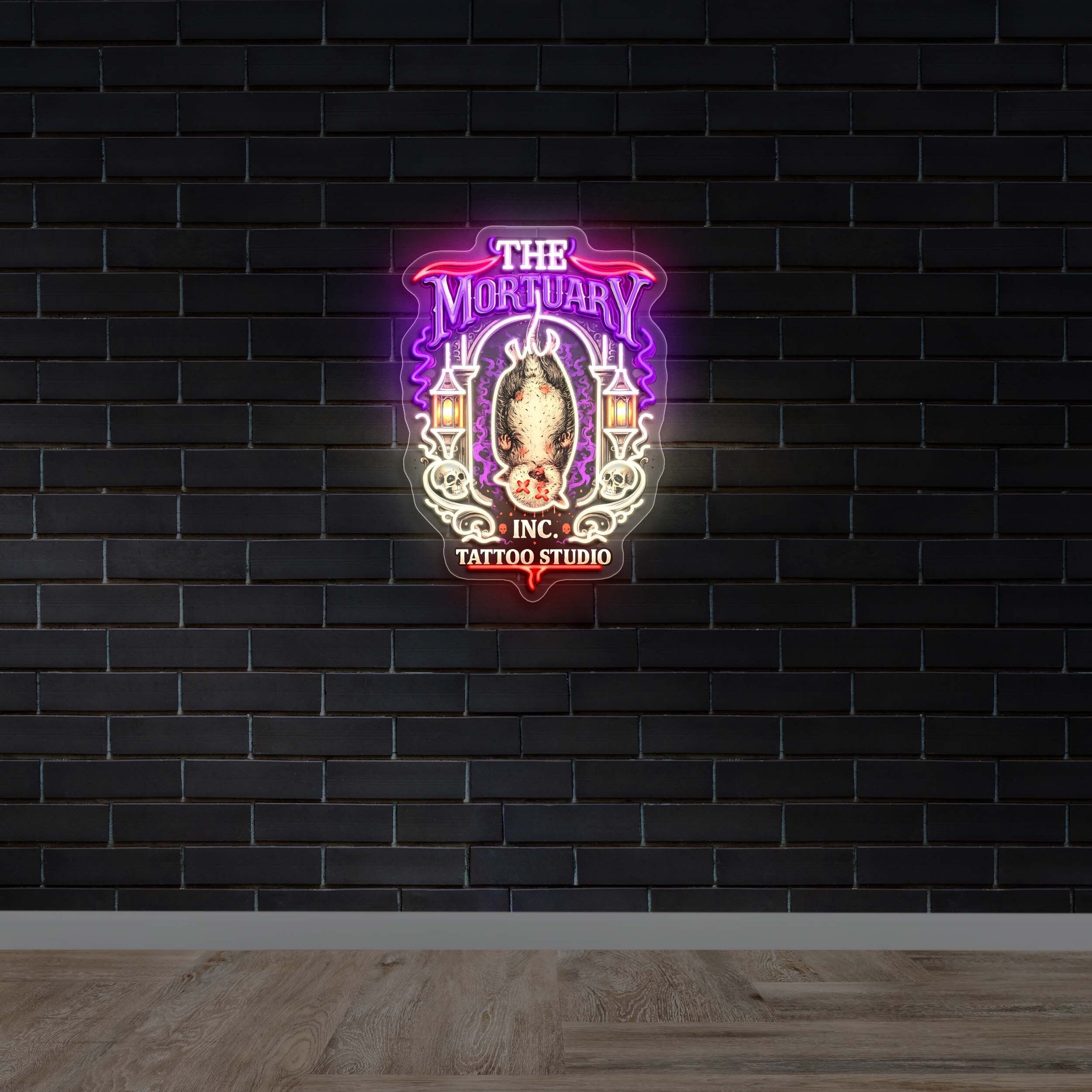 The Mortuary - Premium Neon Artwork