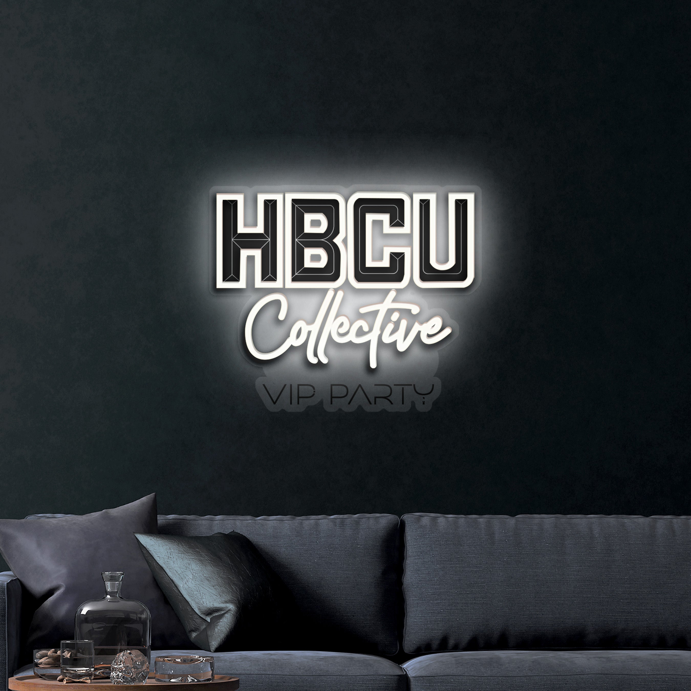 HBCU Collective VIP Party (text only) – Premium Neon Artwork