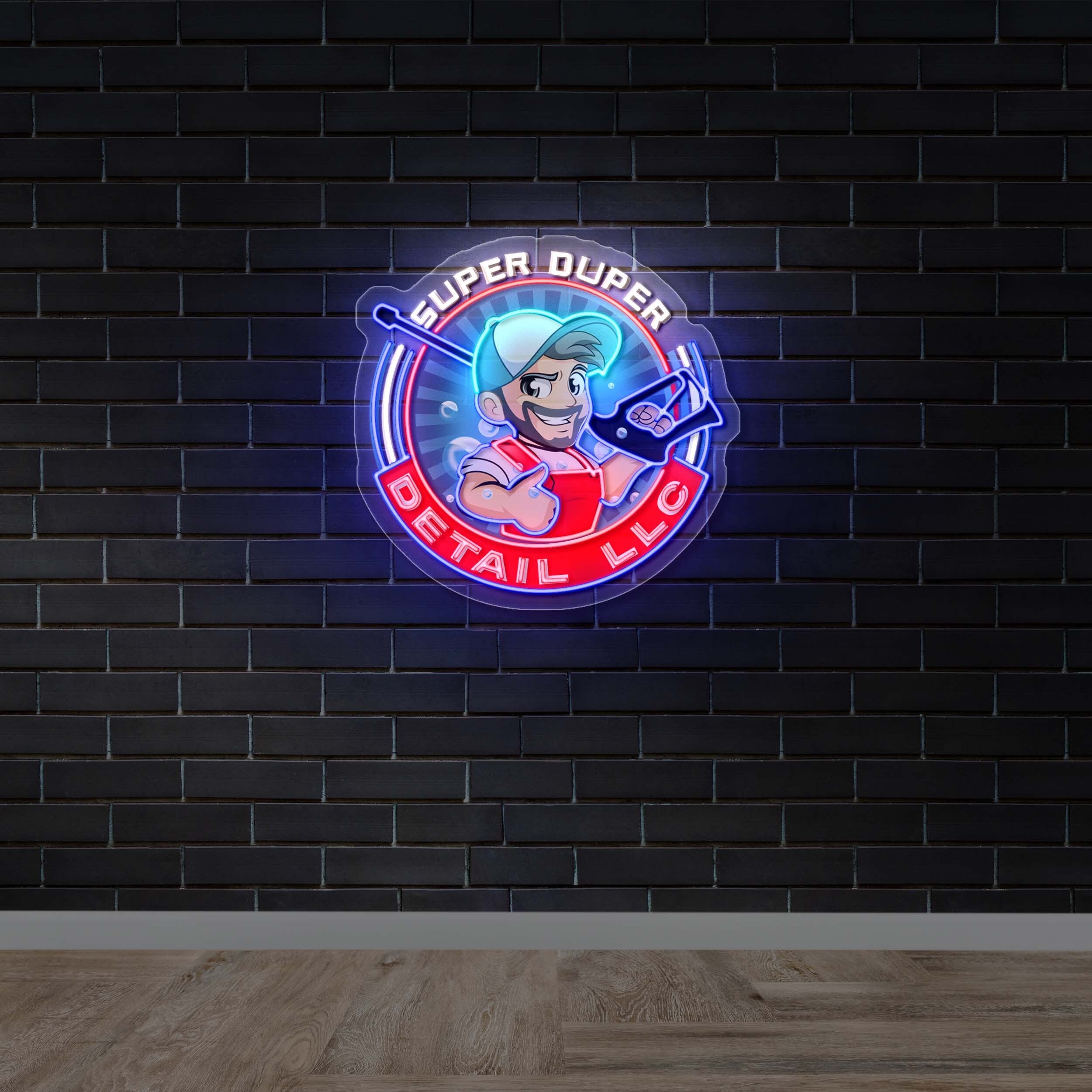 SUPER DUPER DETAIL LLC - Premium Neon Artwork
