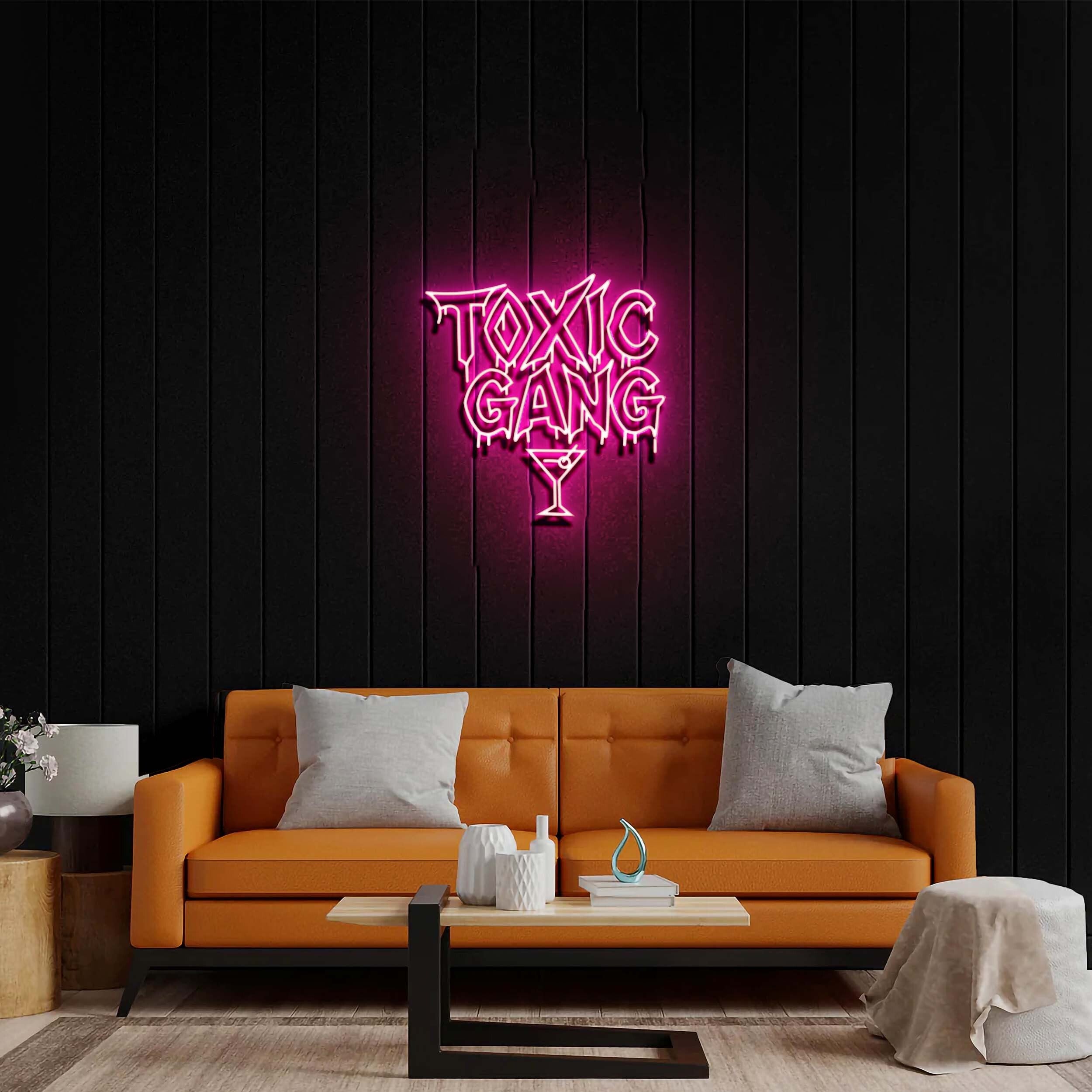 TOXIC GANG (no arrows) - Premium Neon Artwork