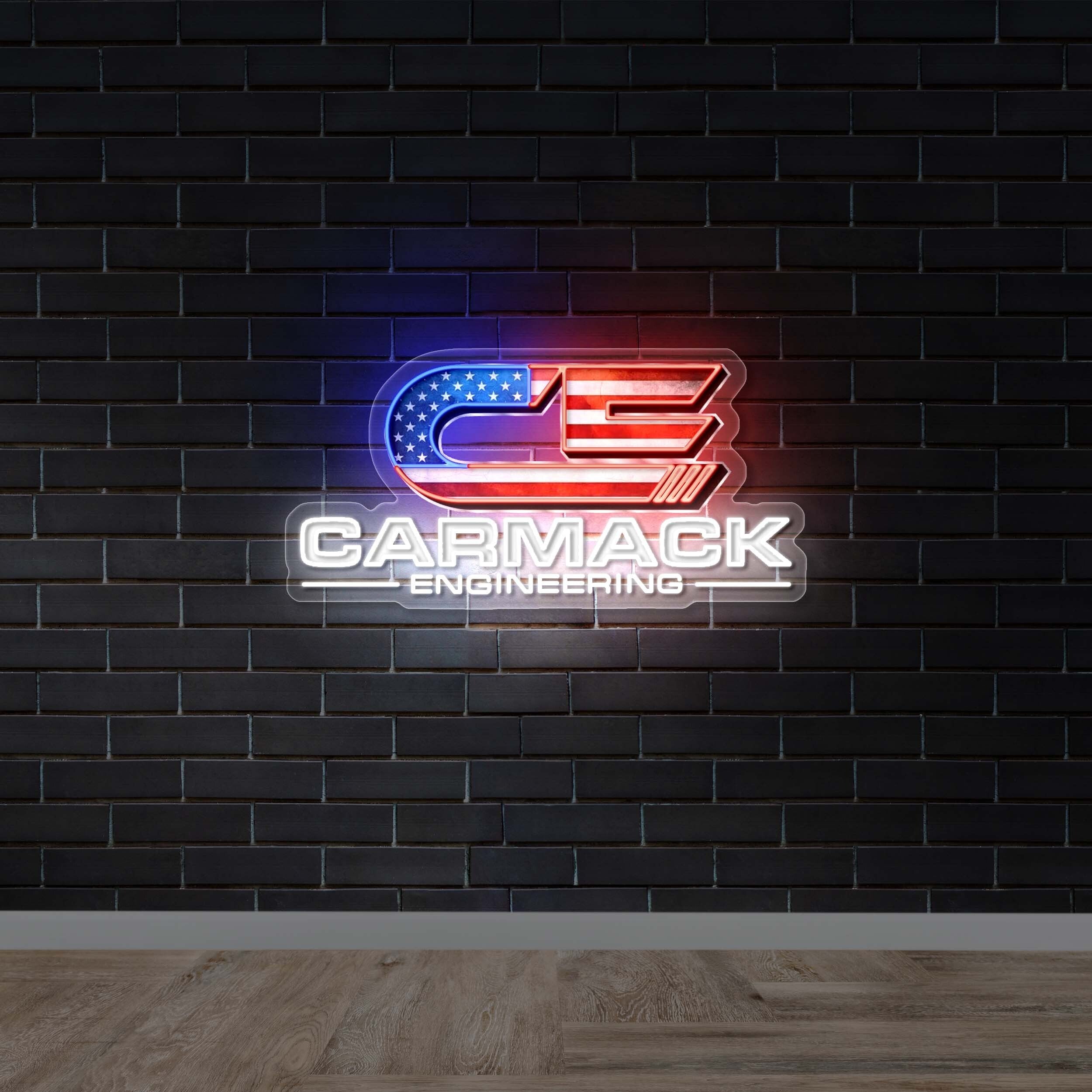 Carmack Engineering – Premium Neon Artwork