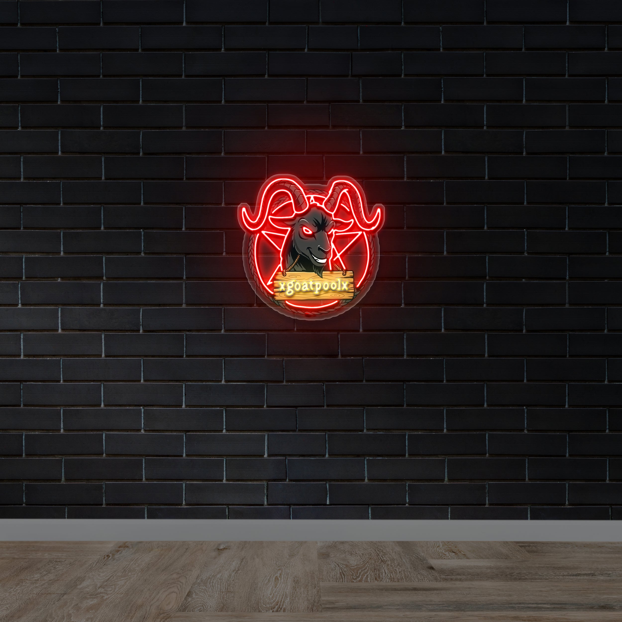 XGOATPOOLX - Premium Neon Artwork