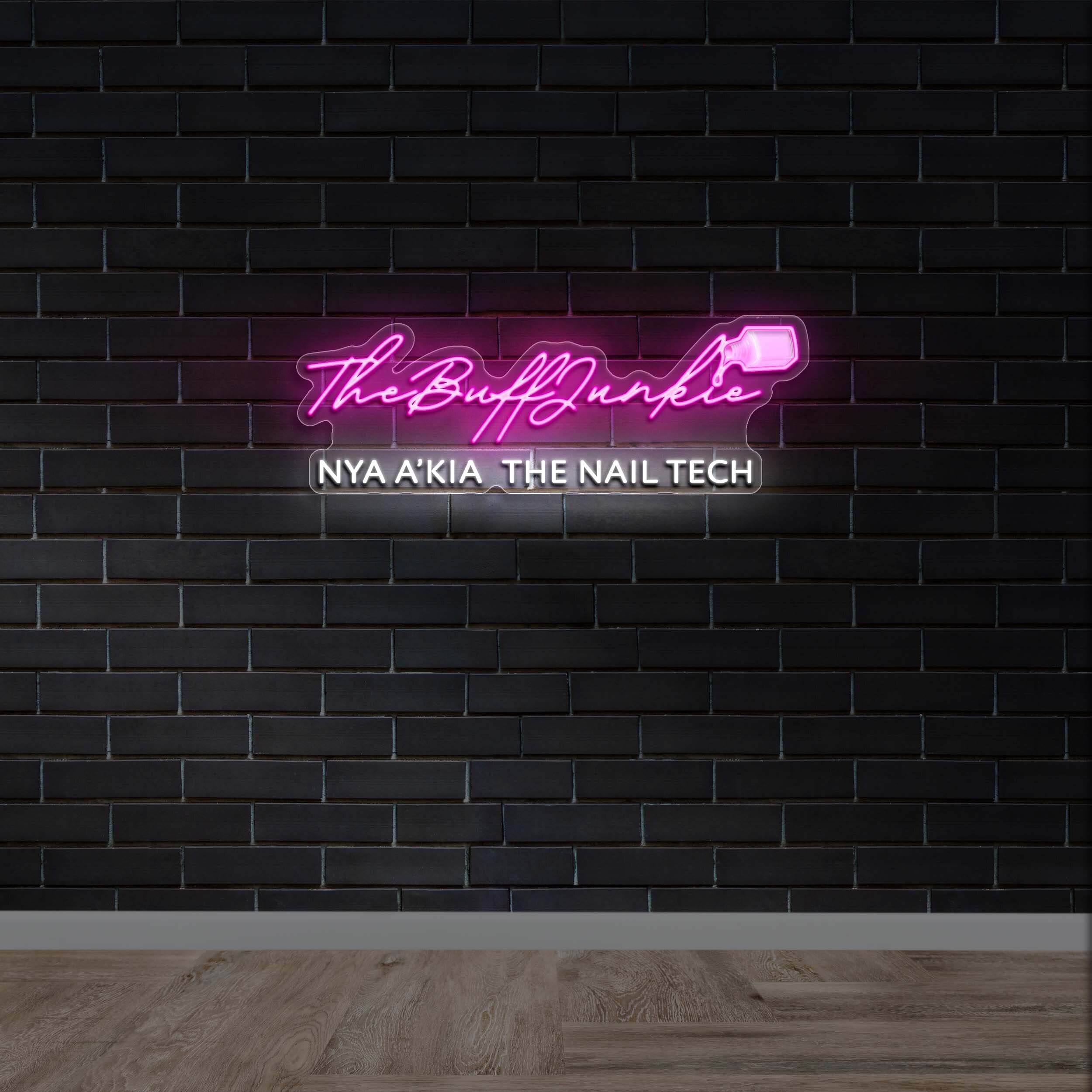The Buff Junkie - Premium Neon Artwork