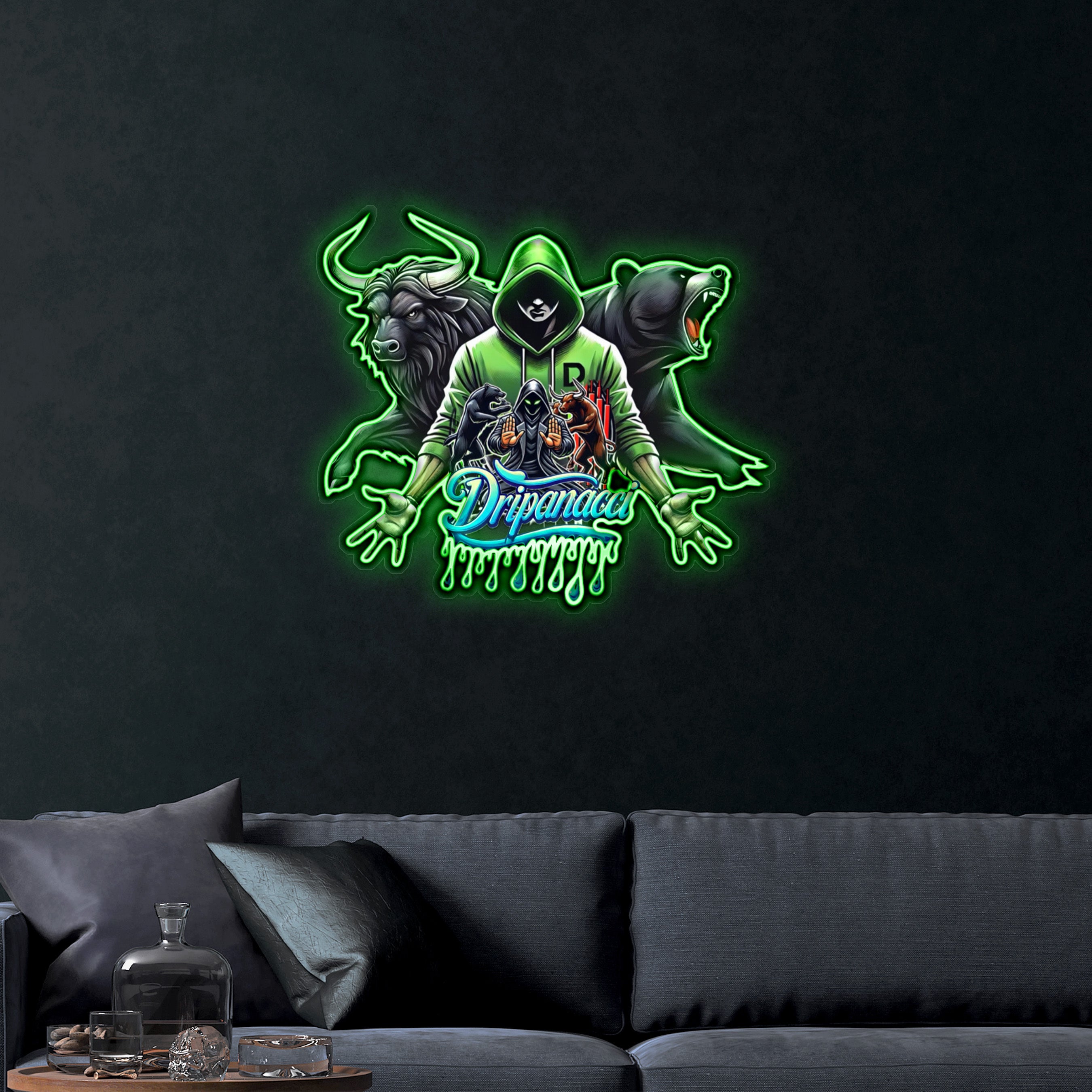 Dripanacci – Premium Neon Artwork