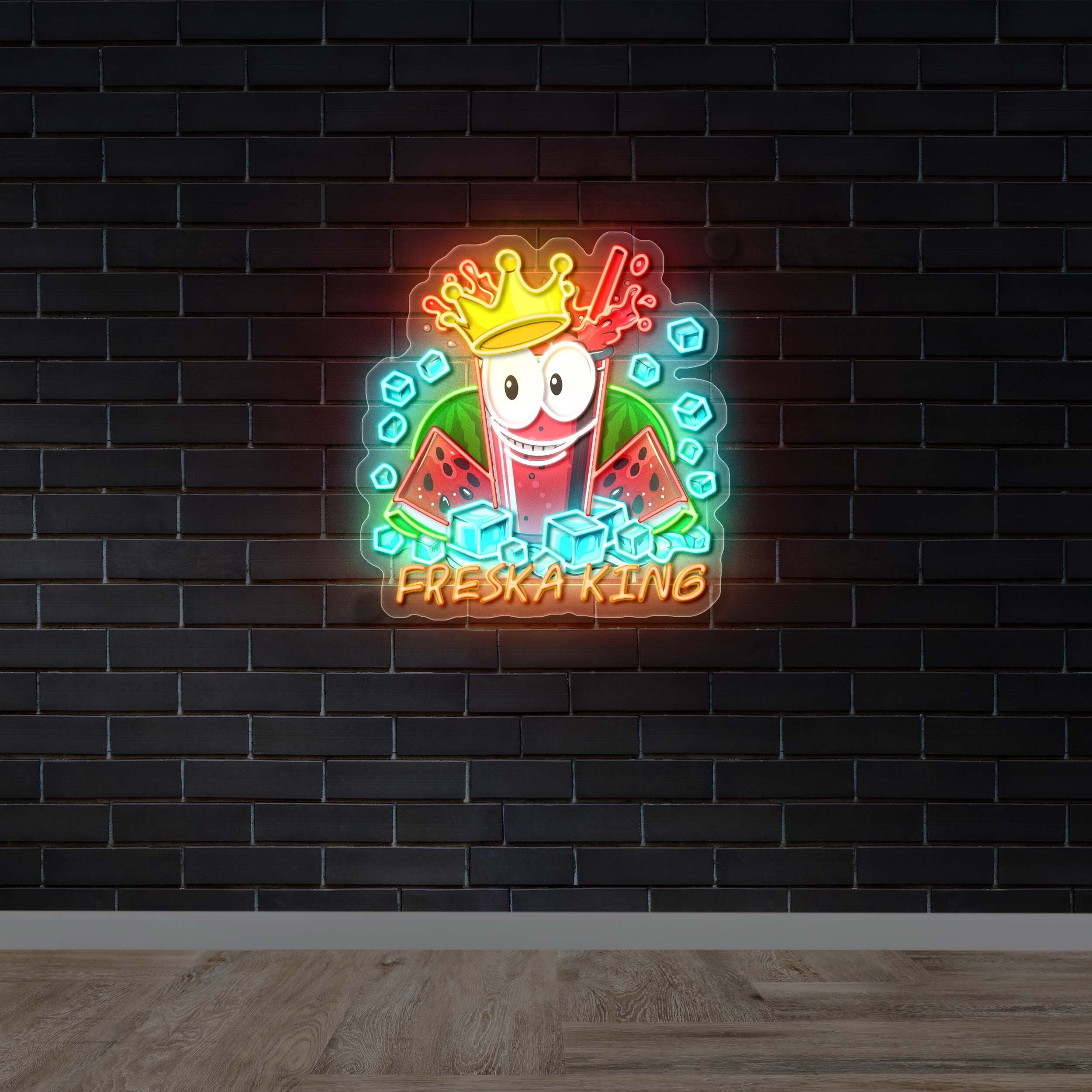 FRESKA KING - Premium Neon Artwork