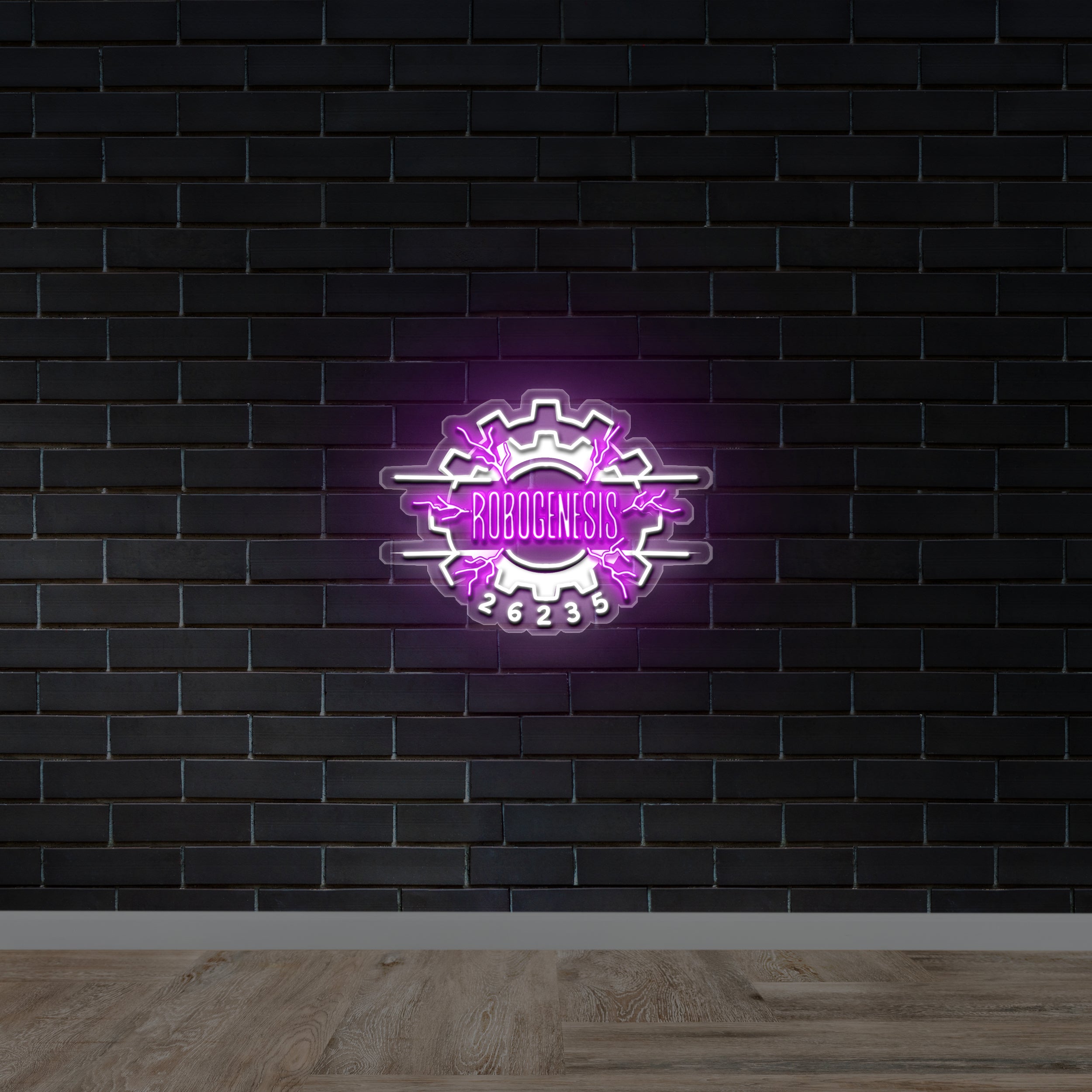 ROBOGENESIS - Premium Neon Artwork