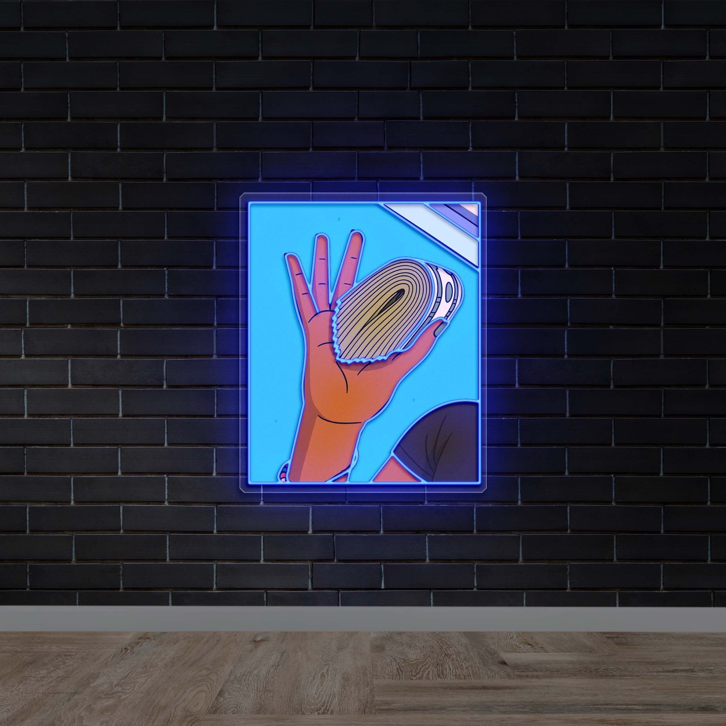 Hand Holding Cash – Premium Neon Artwork