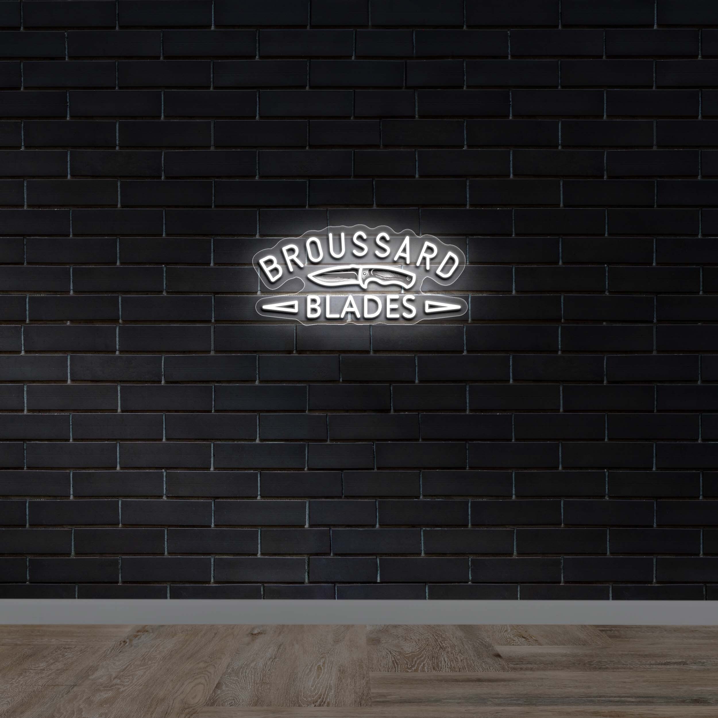 BROUSSARD BLADES - Premium Neon Artwork