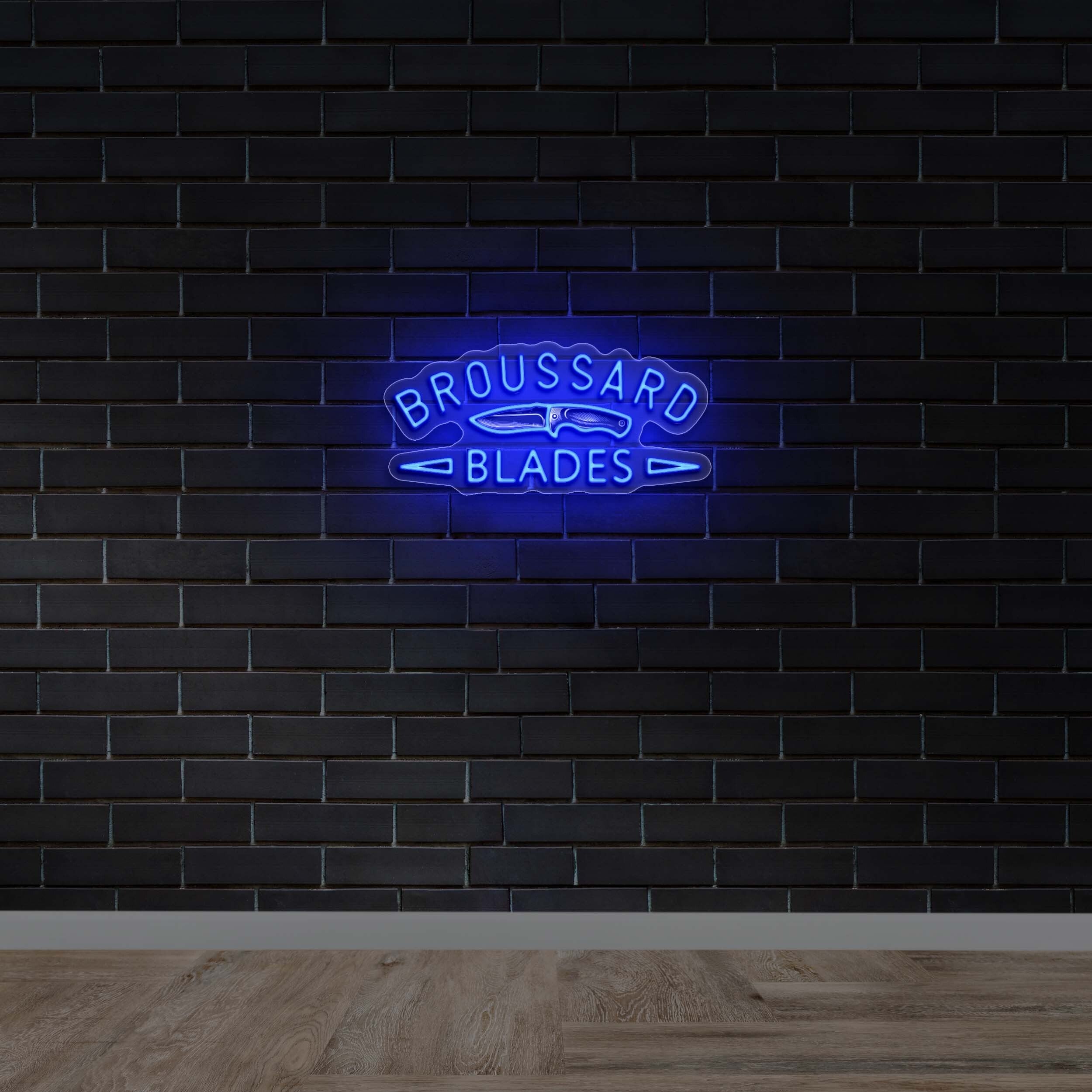BROUSSARD BLADES - Premium Neon Artwork