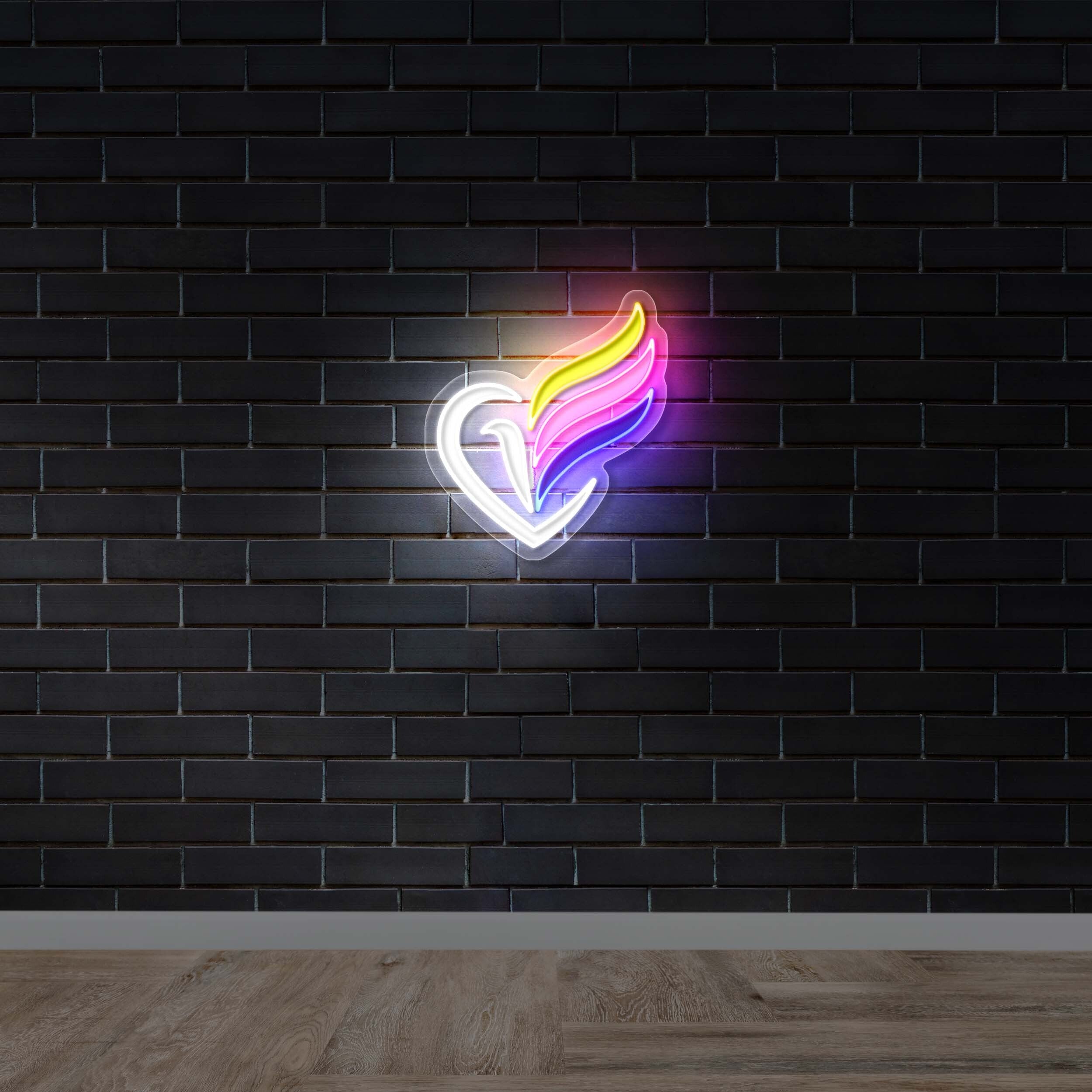 Heart Wing (Bundle option) - Premium Neon Artwork