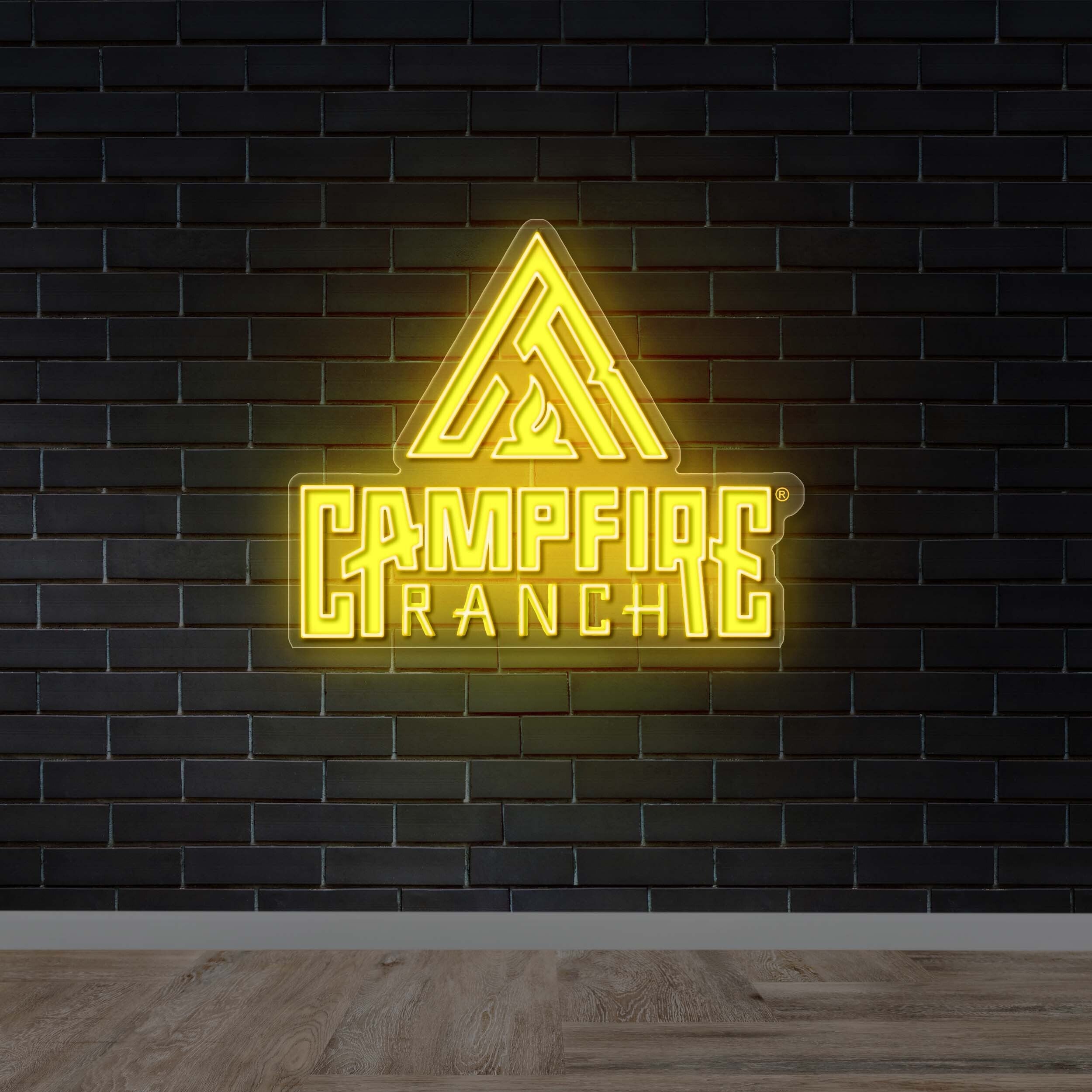 Camp Fire Ranch - Premium Neon Artwork