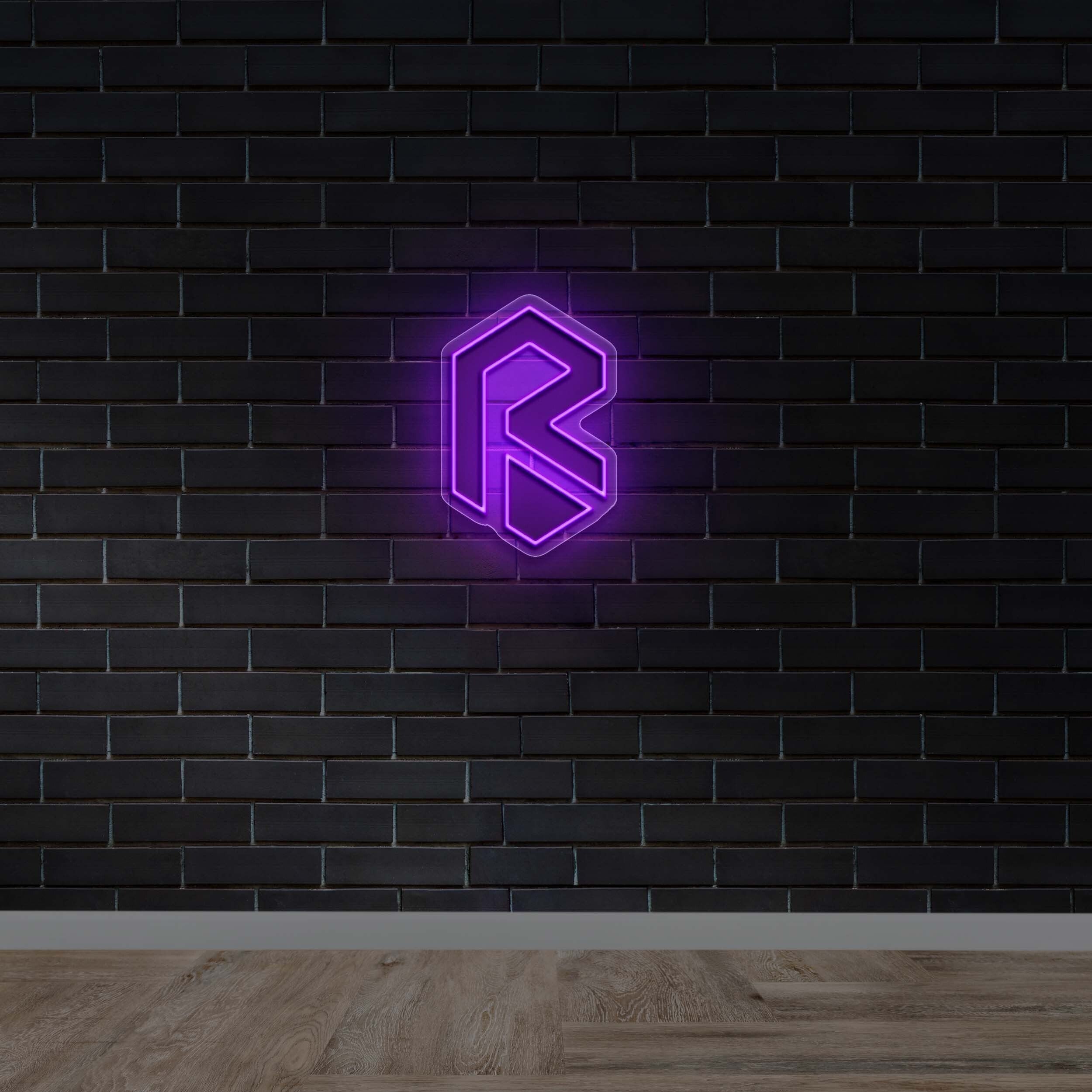 R - Premium Neon Artwork