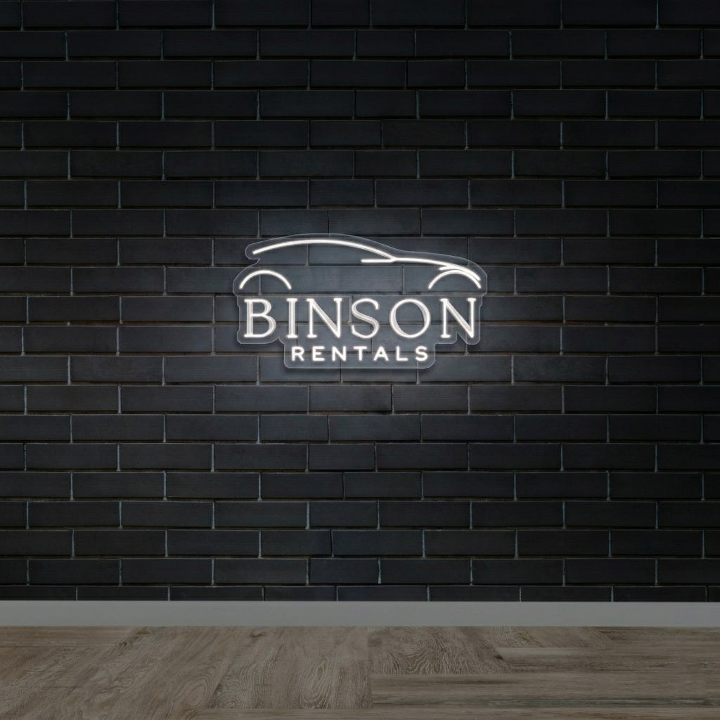 BINSON RENTALS - Premium Neon Artwork