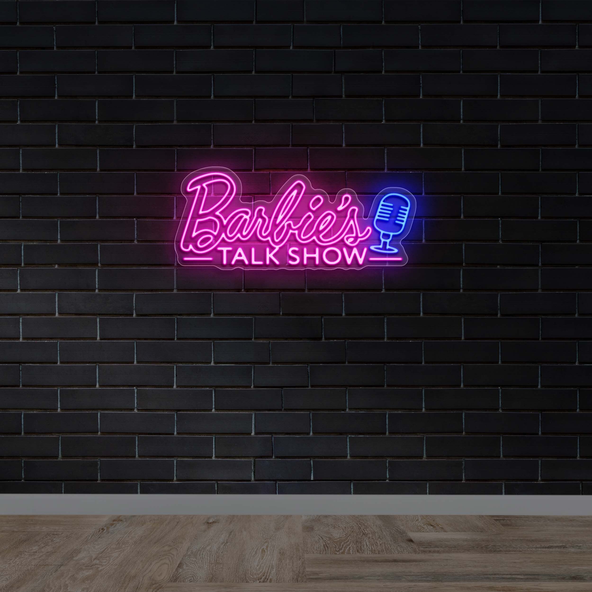 Barbie's Talk Show - Premium Neon Artwork