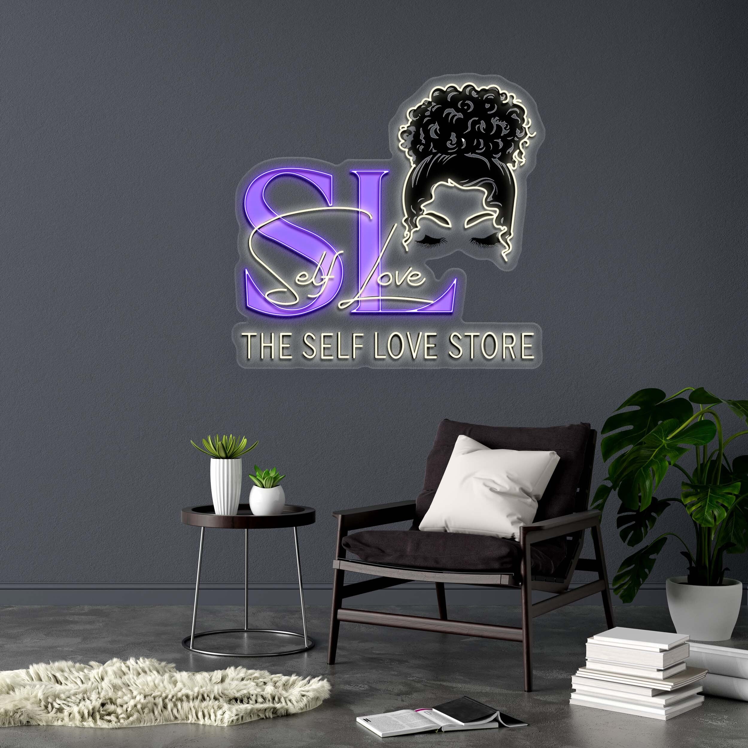 THE SELF LOVE STORE - Premium Neon Artwork