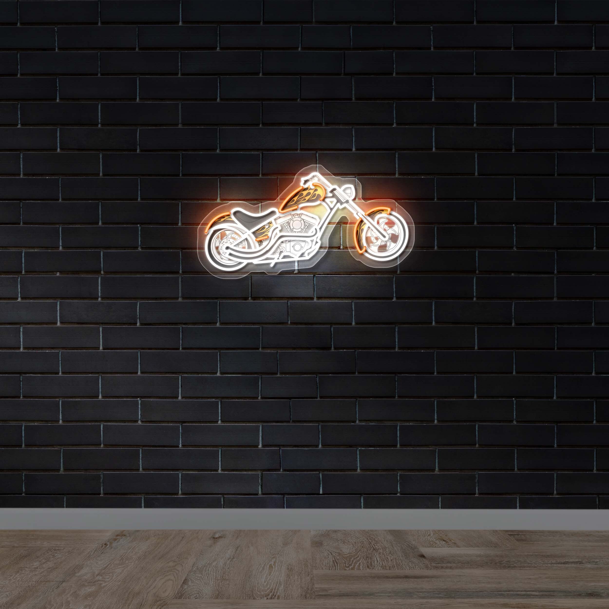 Indian Motorcycle - Premium Neon Artwork