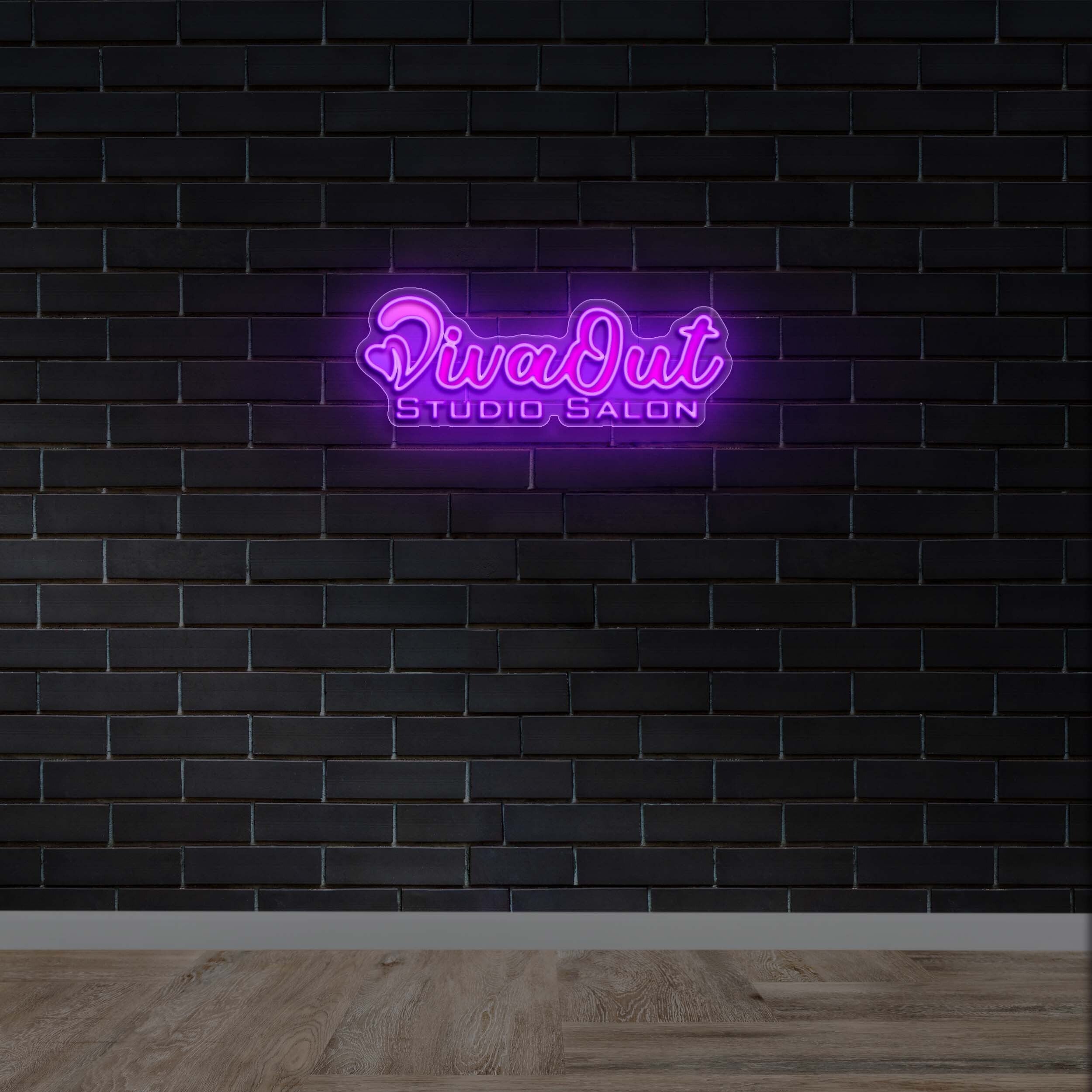 DivaOut Studio Salon | 2nd Version - Premium Neon Artwork
