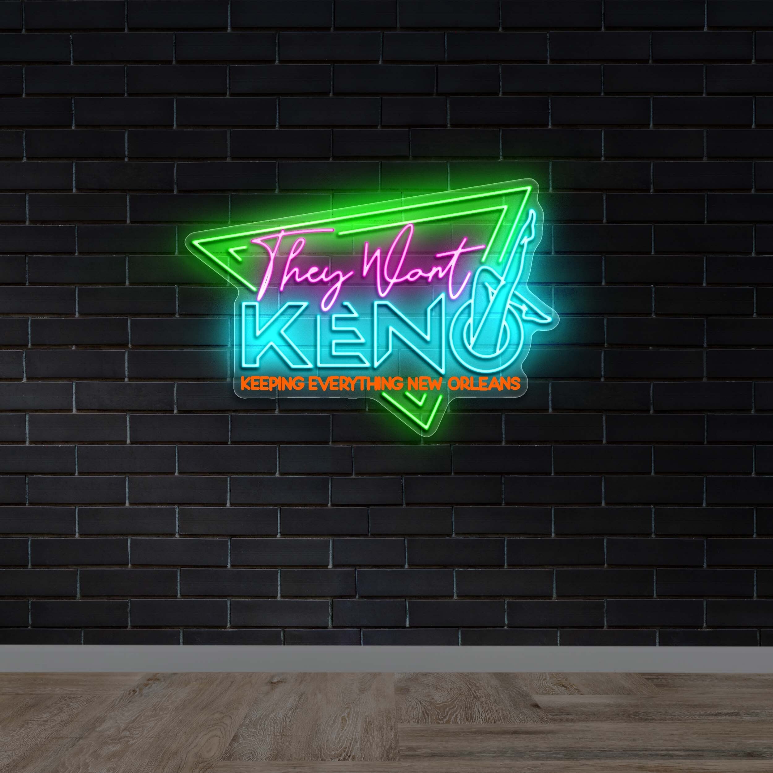 They Want Keno | 3rd Version - Premium Neon Artwork
