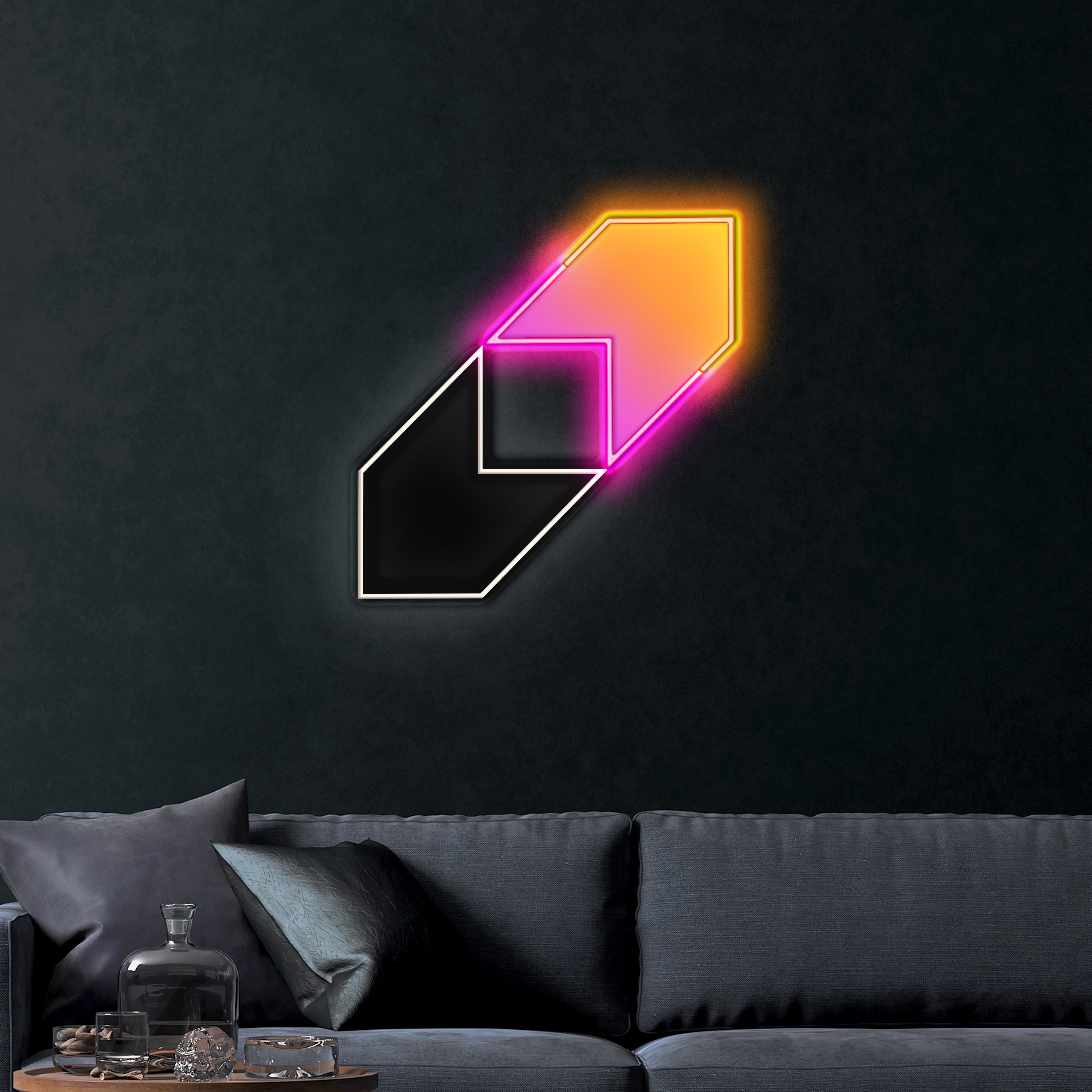 Dual Neon Arrows – Premium Neon Artwork