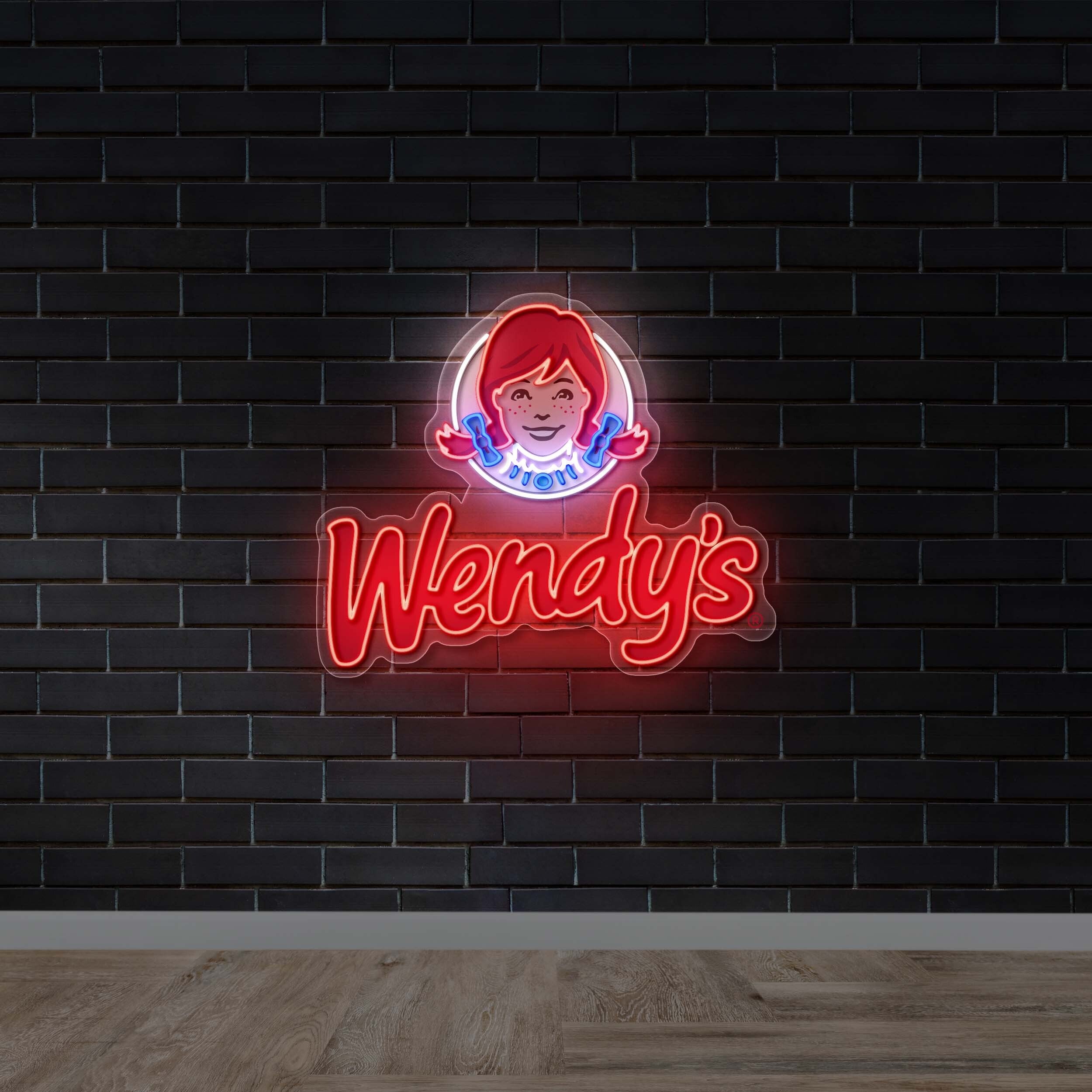 Wendy's - Premium Neon Artwork