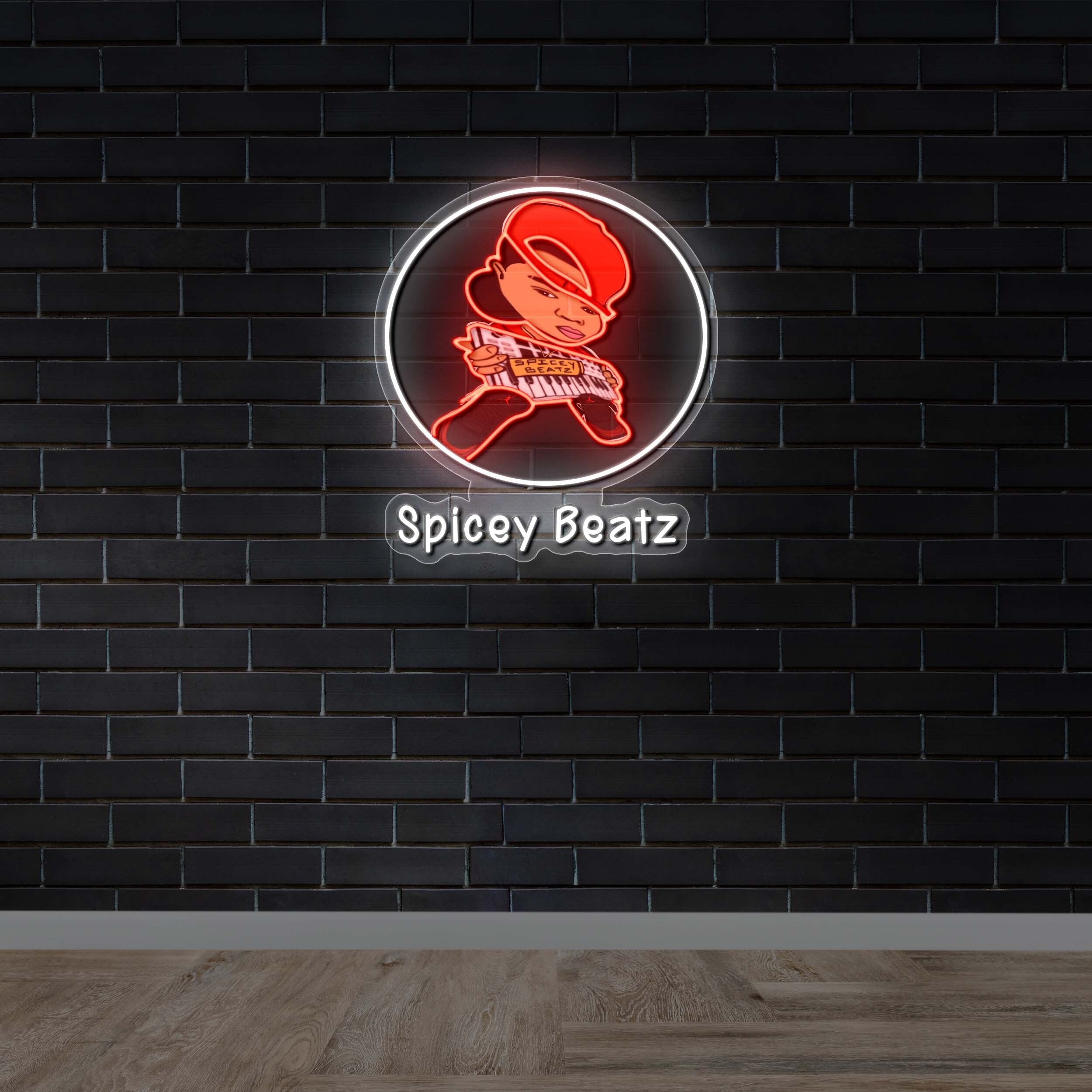 Spicey Beatz – Premium Neon Artwork