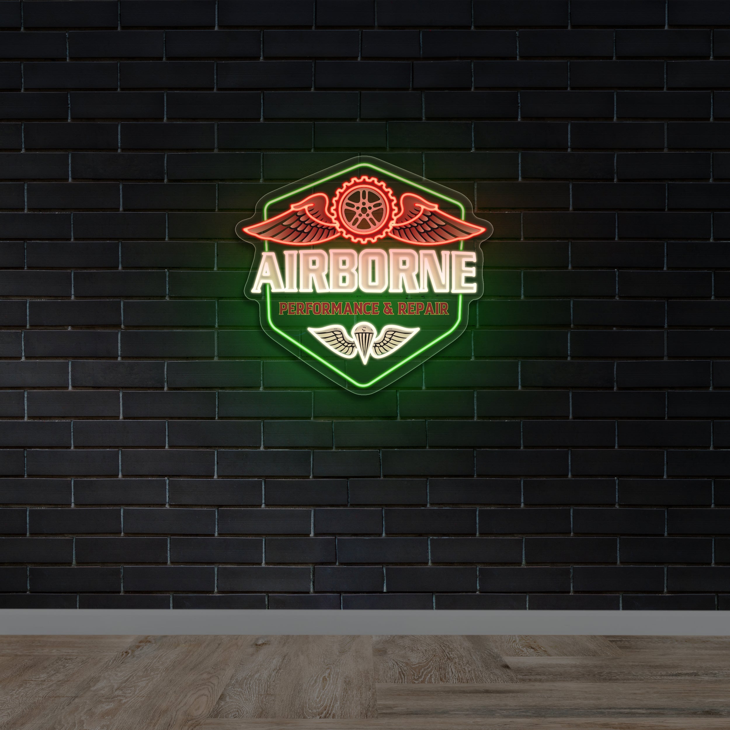 AIRBORNE - Premium Neon Artwork