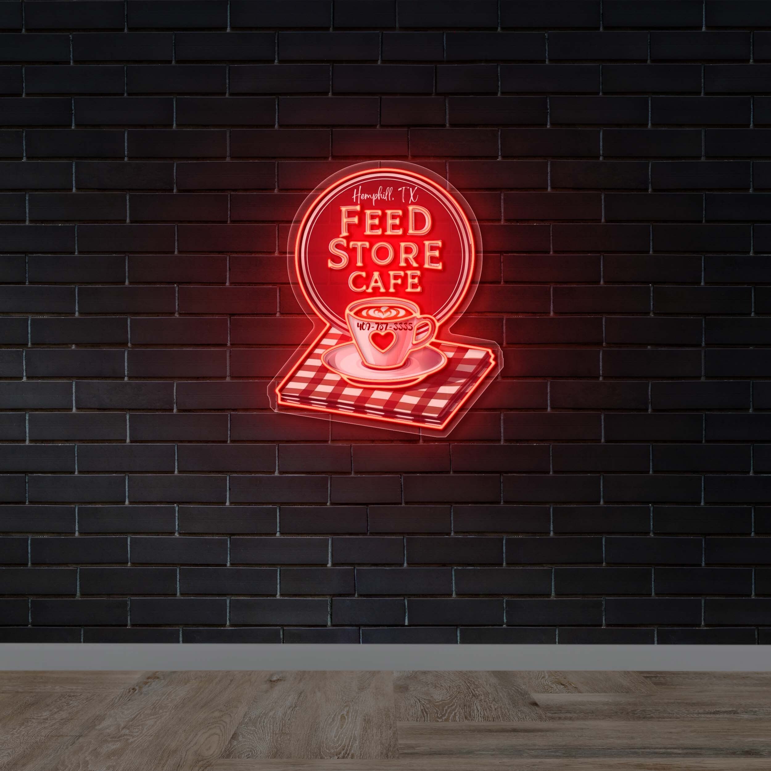Feed Store Cafe - Premium Neon Artwork