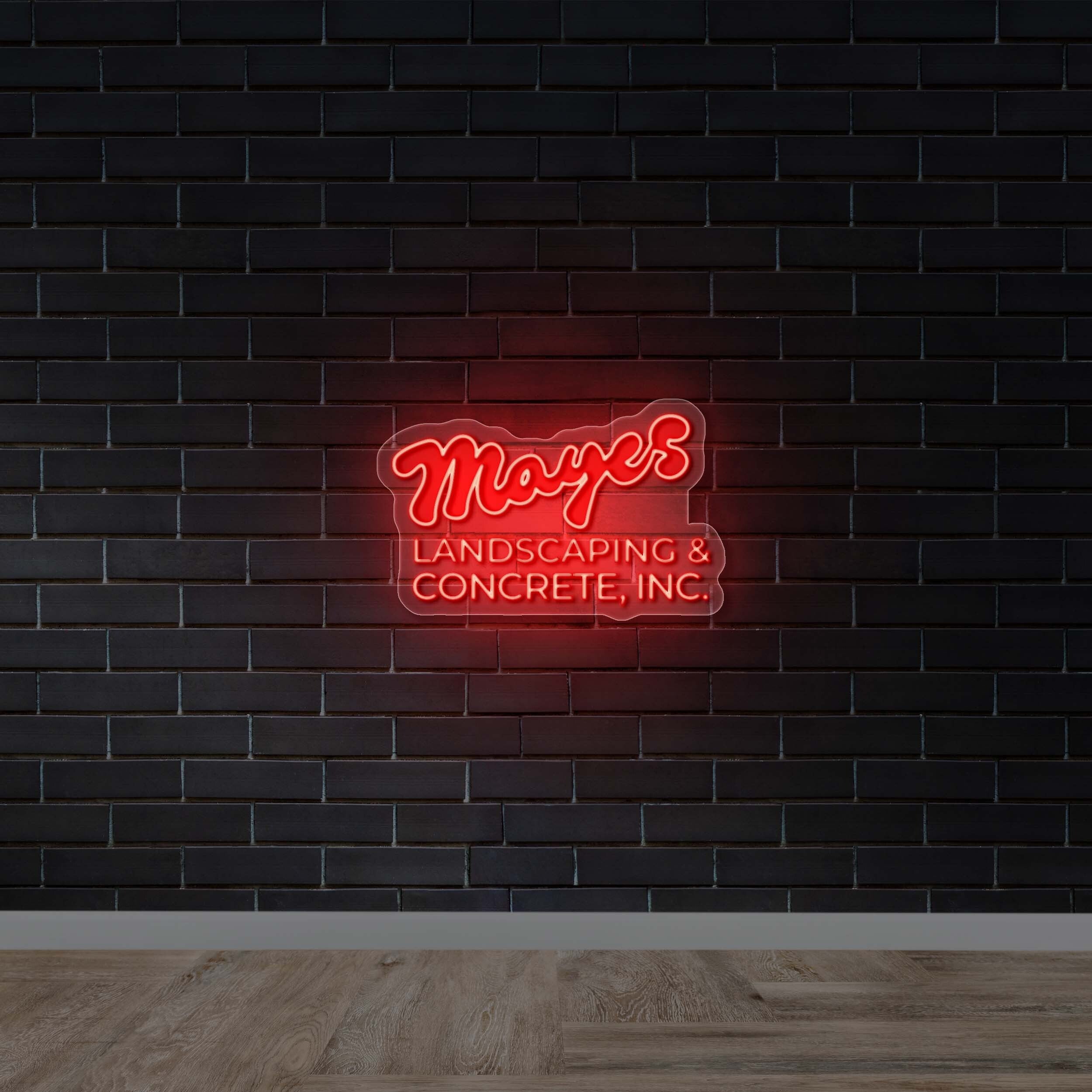 Mayes Landscaping & Concrete, Inc. - Premium Neon Artwork