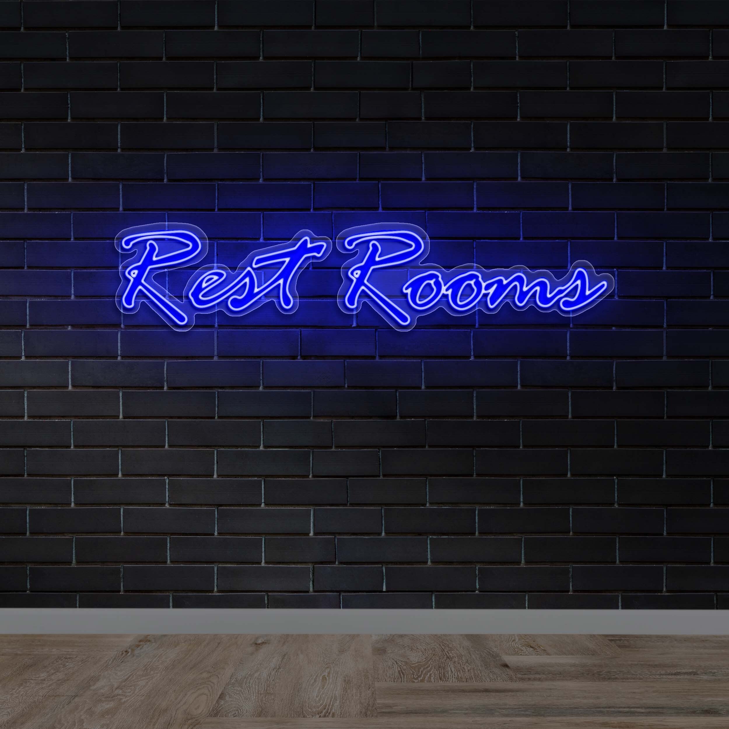 Rest Rooms/Fitting Rooms (Combined Quote) - Premium Neon Artwork