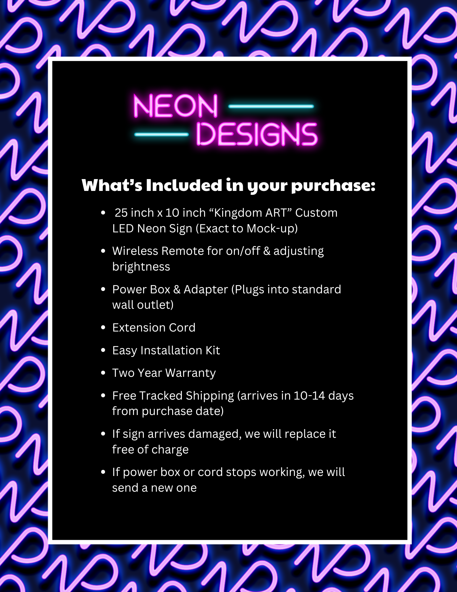 Kingdom ART - Premium Neon Artwork