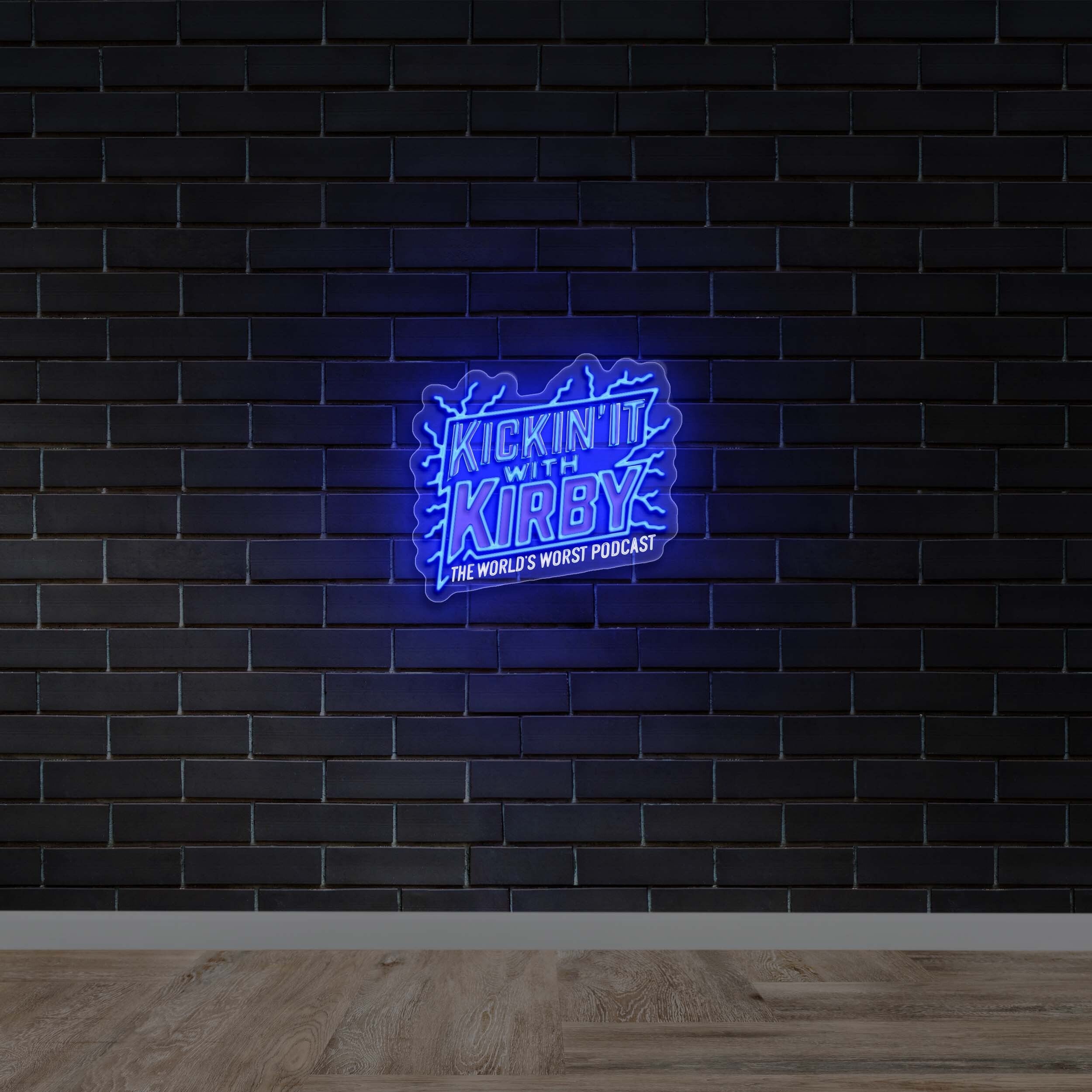 KICKIN IT WITH KIRBY - Premium Neon Artwork