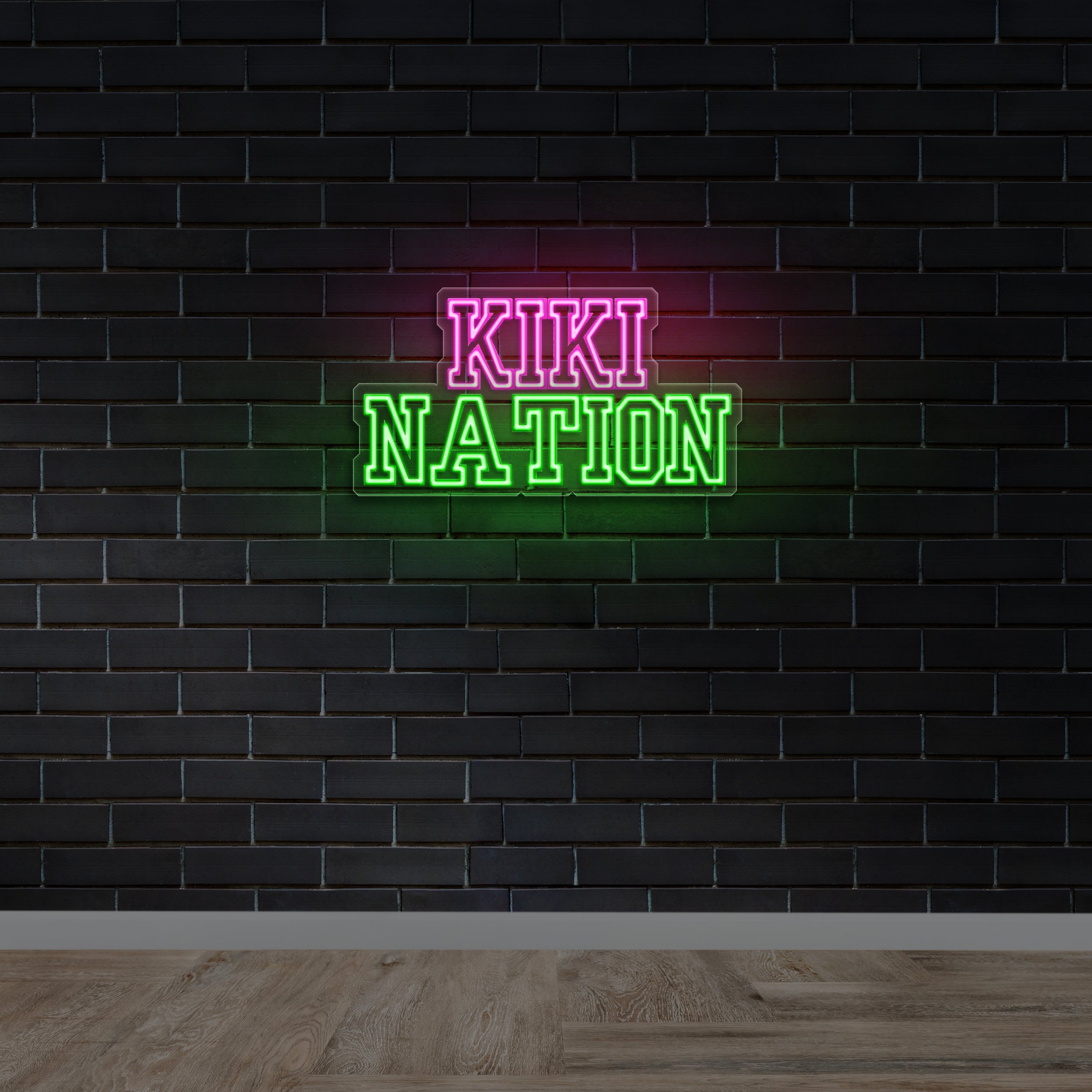 KIKI NATION - Premium Neon Artwork
