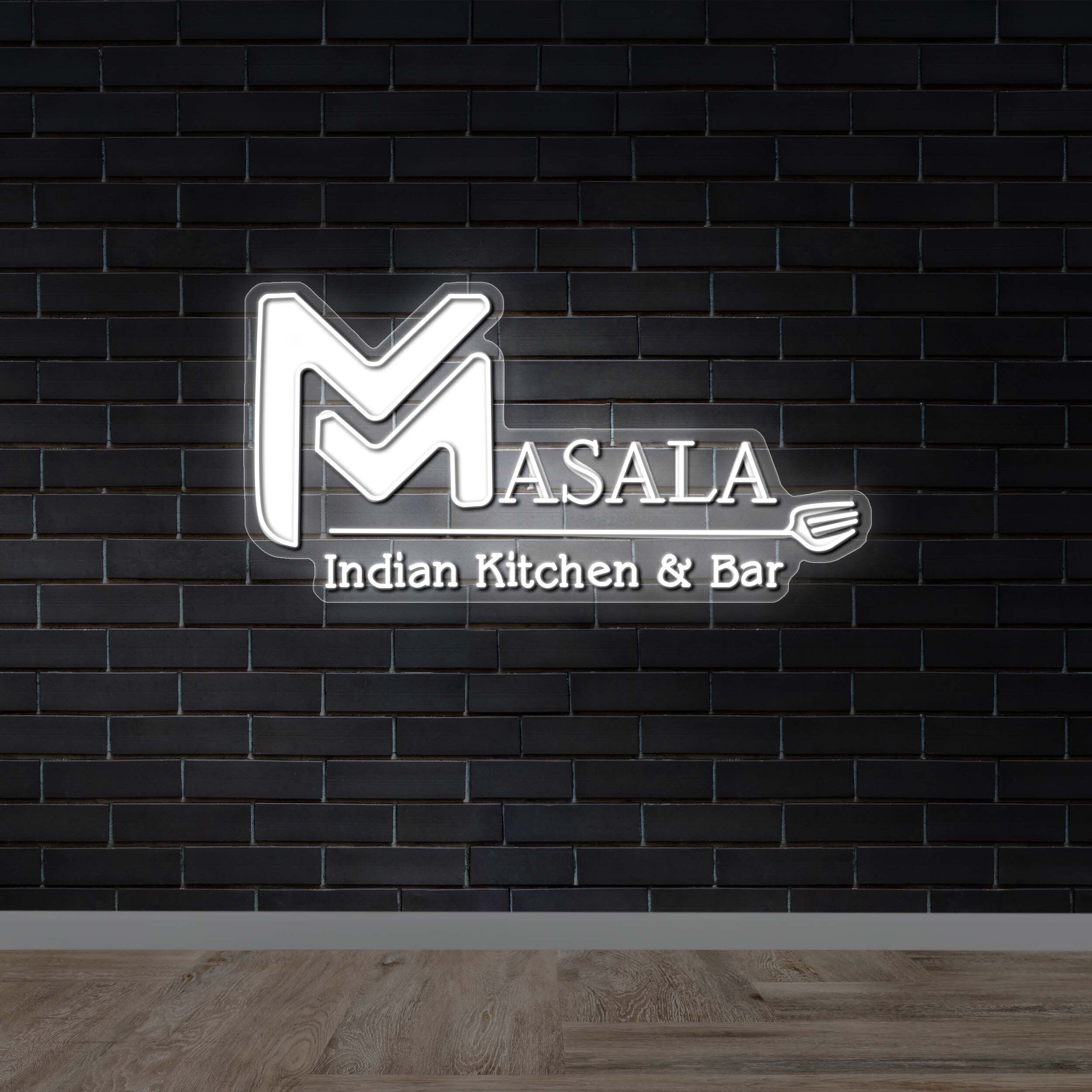 Masala Indian Kitchen & Bar - Premium Neon Artwork