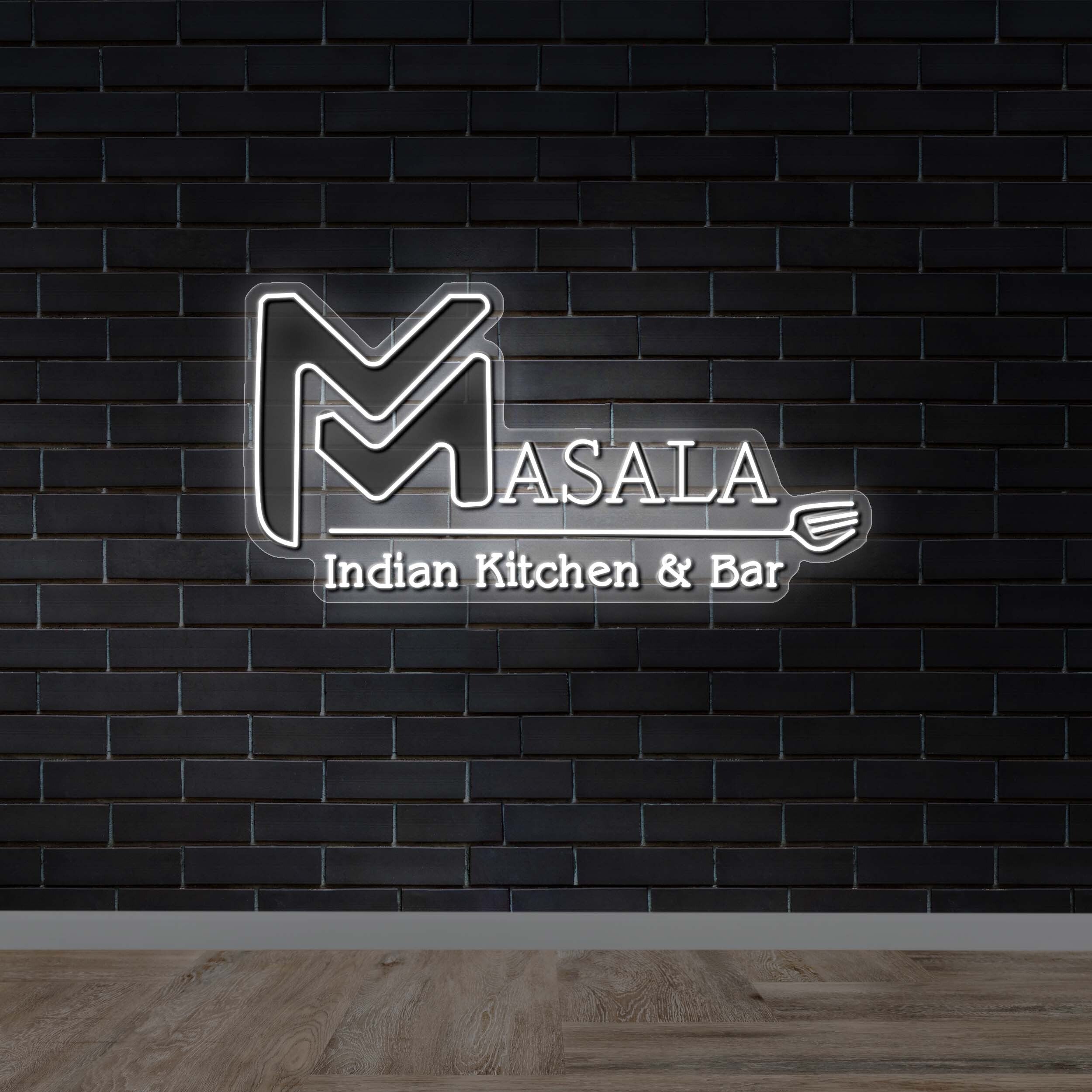 Masala Indian Kitchen & Bar - Premium Neon Artwork