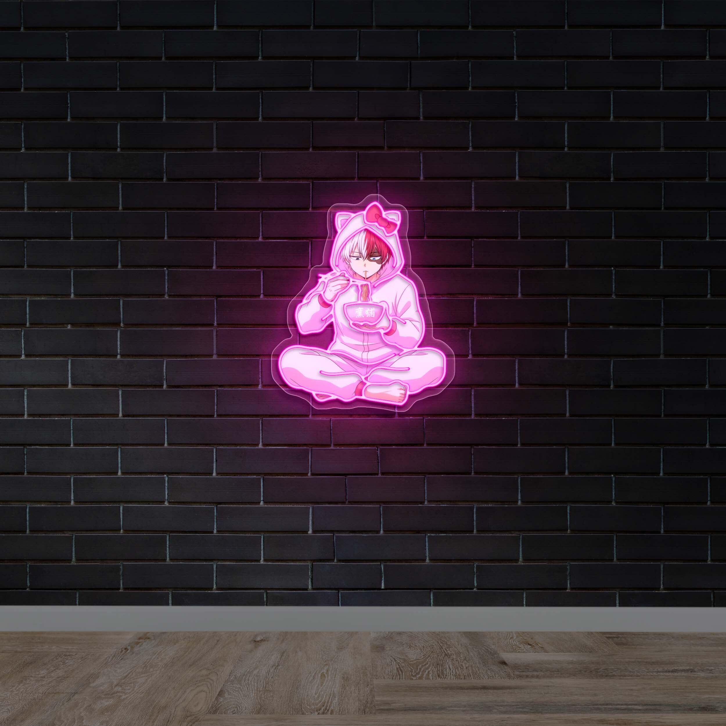 Shoto Todoroki - Premium Neon Artwork