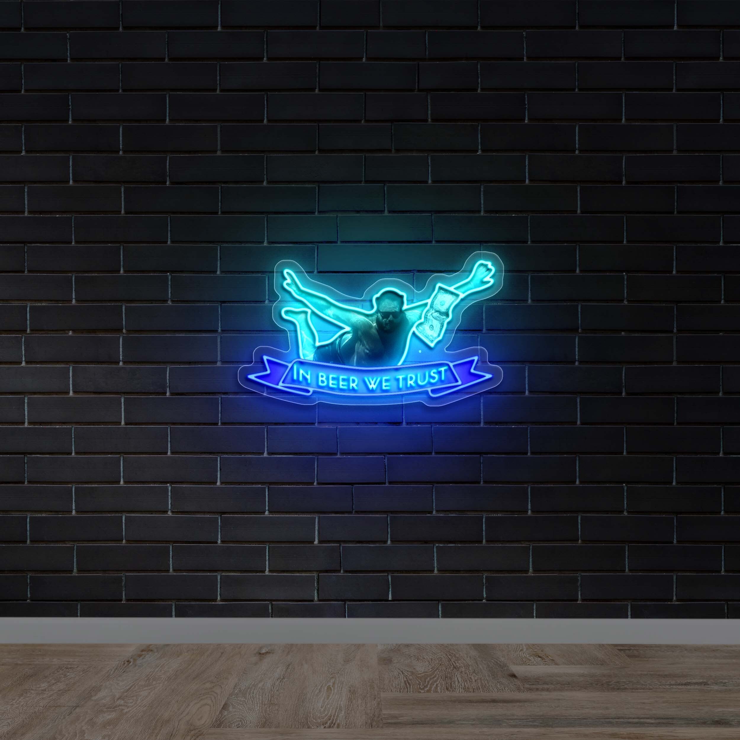 In Beer We Trust – Premium Neon Artwork