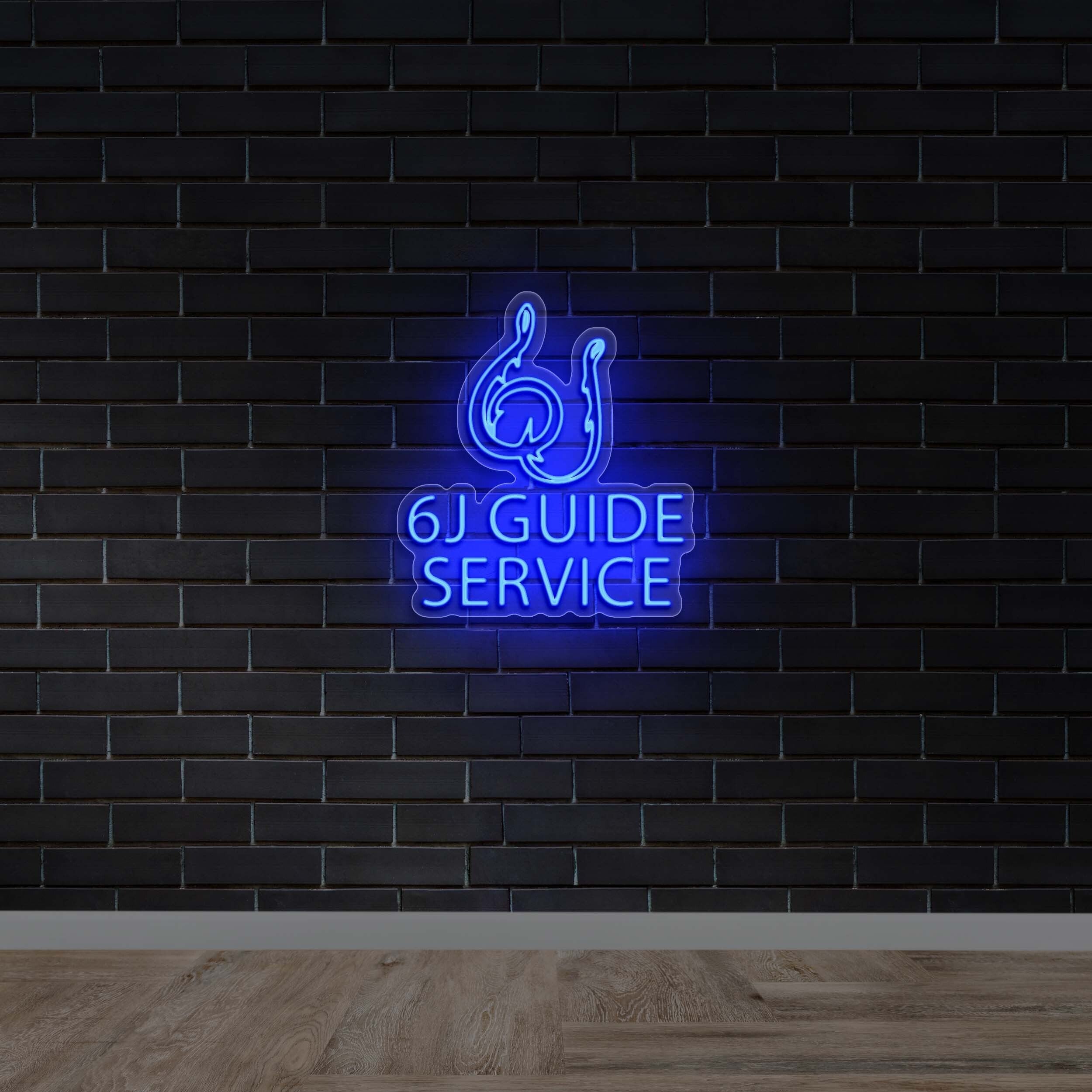 6J Guide Service - Premium Neon Artwork