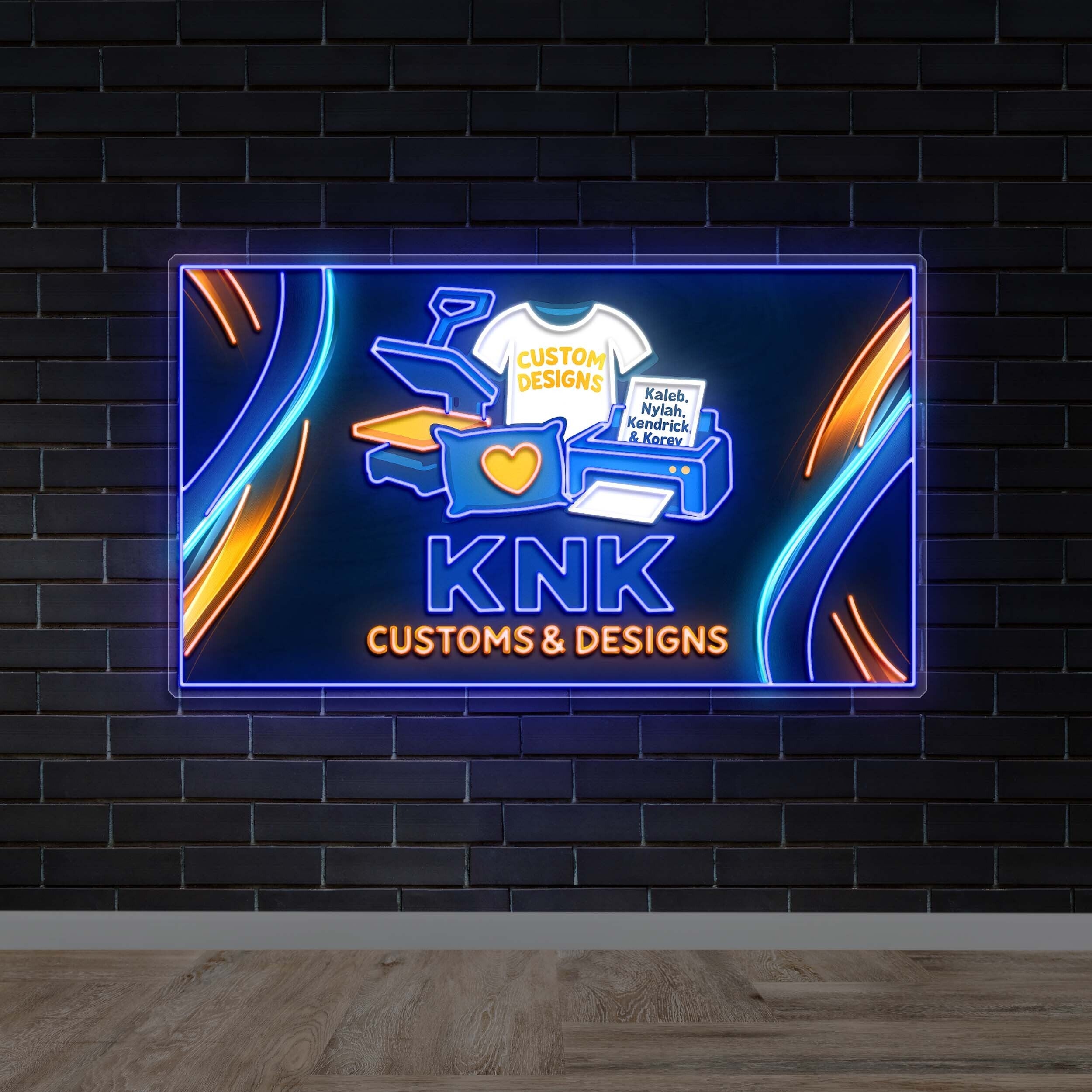 KNK CUSTOMS & DESIGNS - Premium Neon Artwork