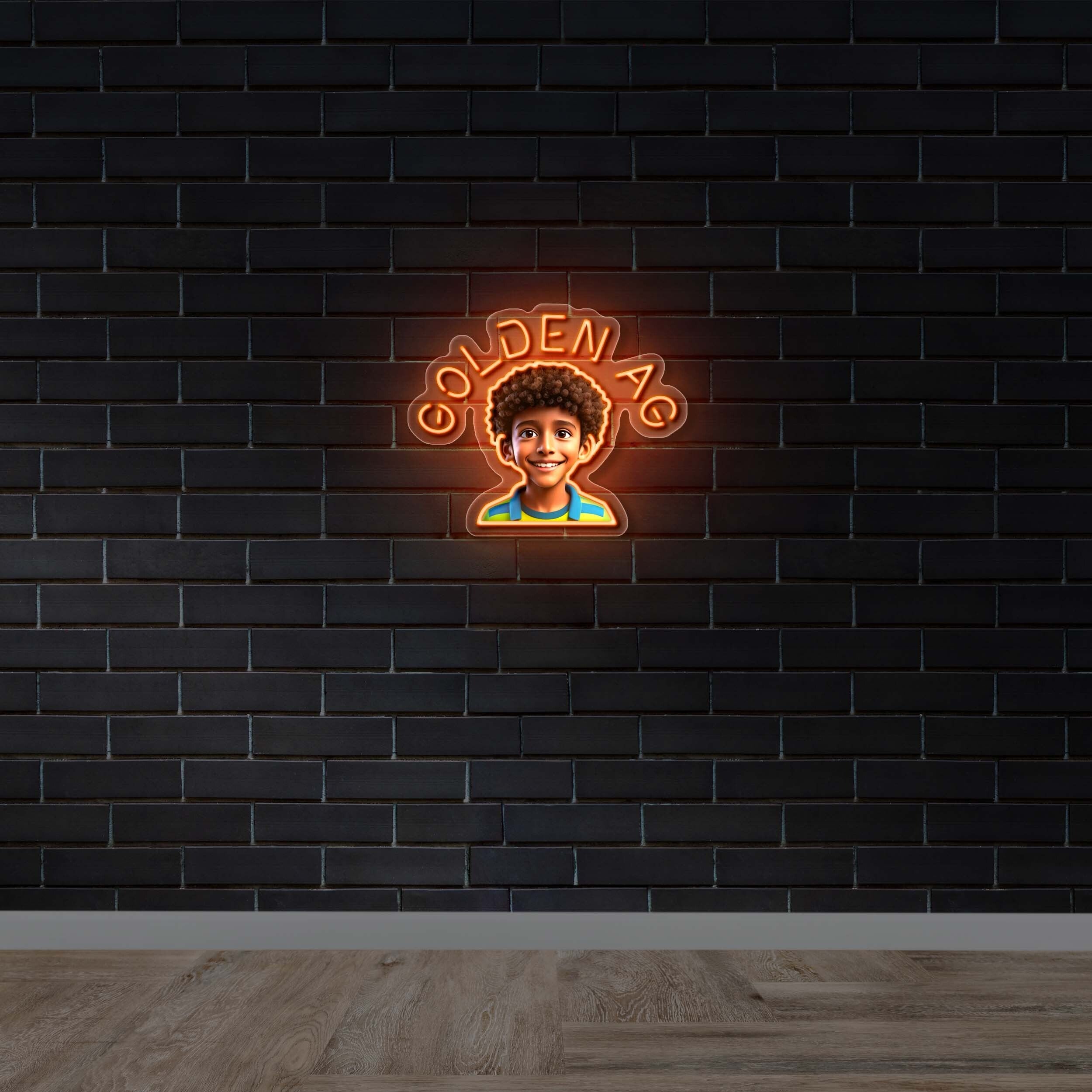 GOLDEN AG - Premium Neon Artwork