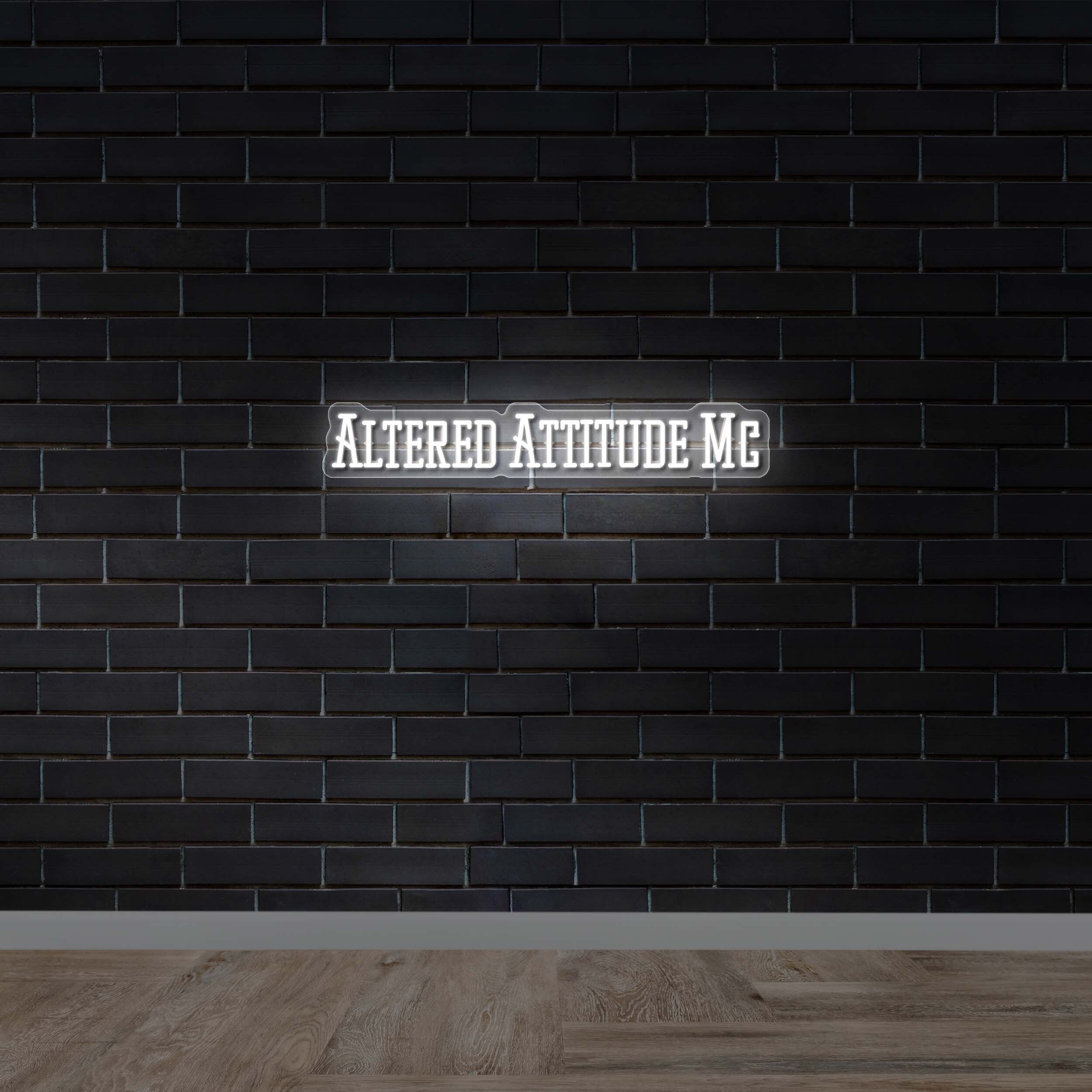 ALTERED ATTITUDE MC - Premium Neon Artwork