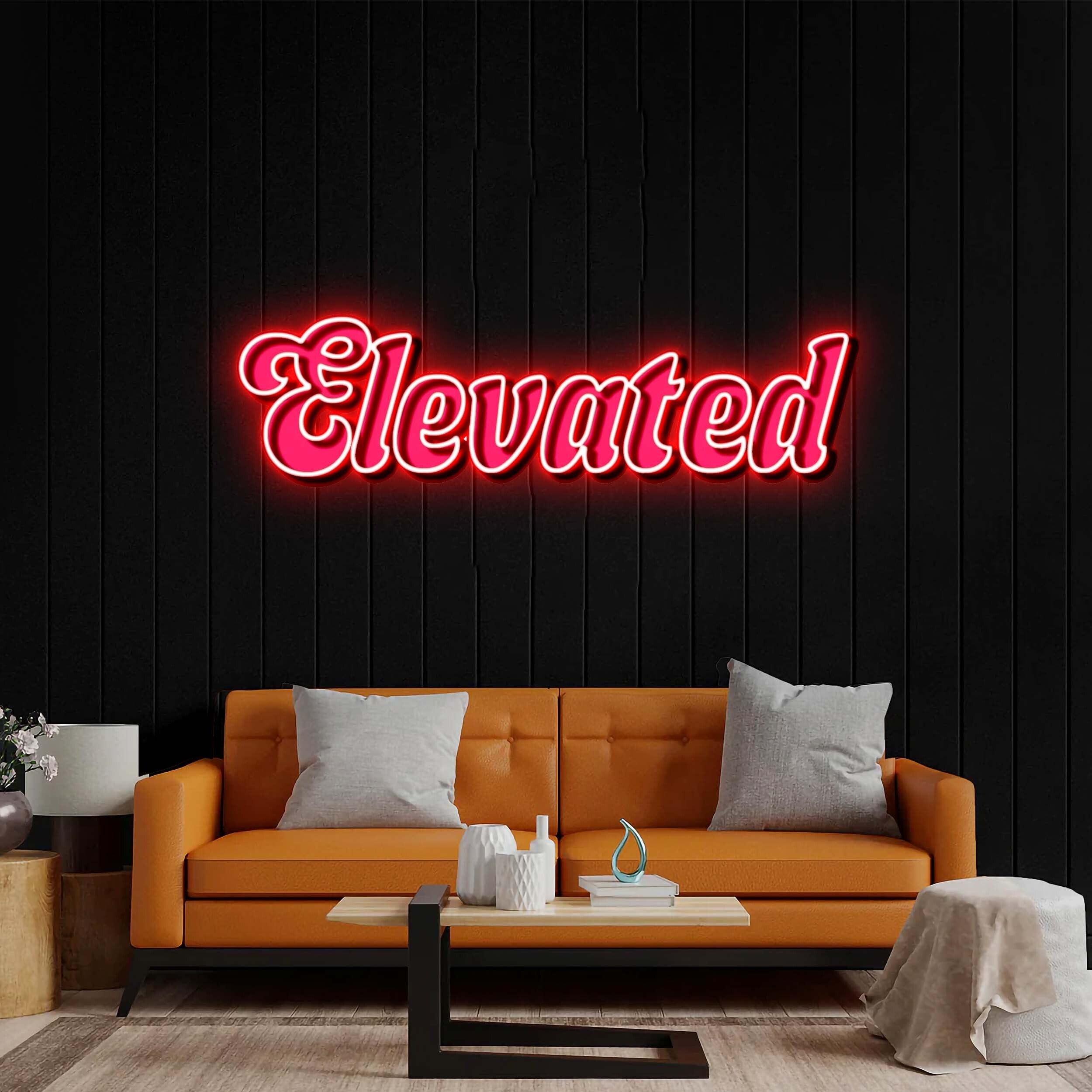 Elevated - Premium Neon Artwork