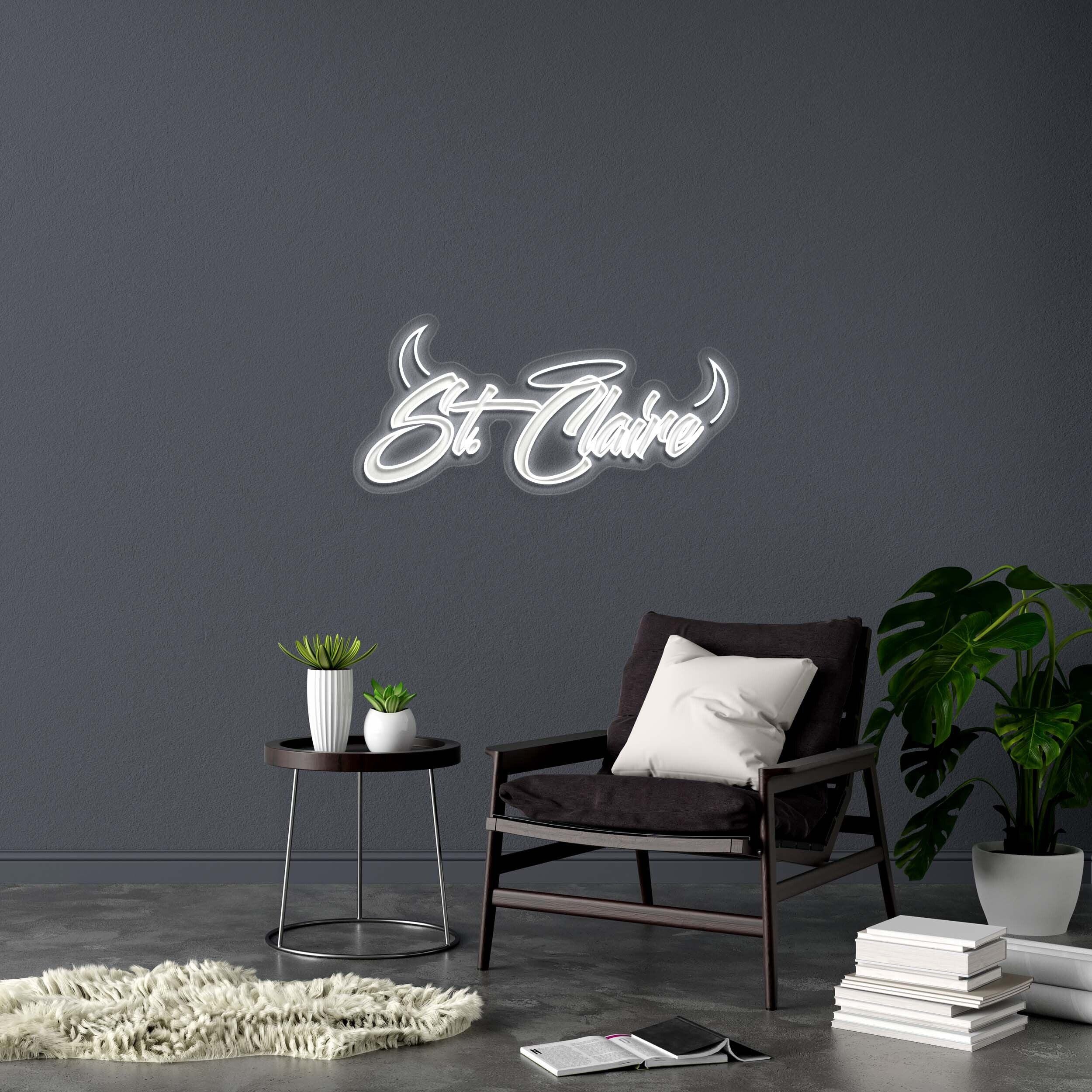 St. Claire - Premium Neon Artwork