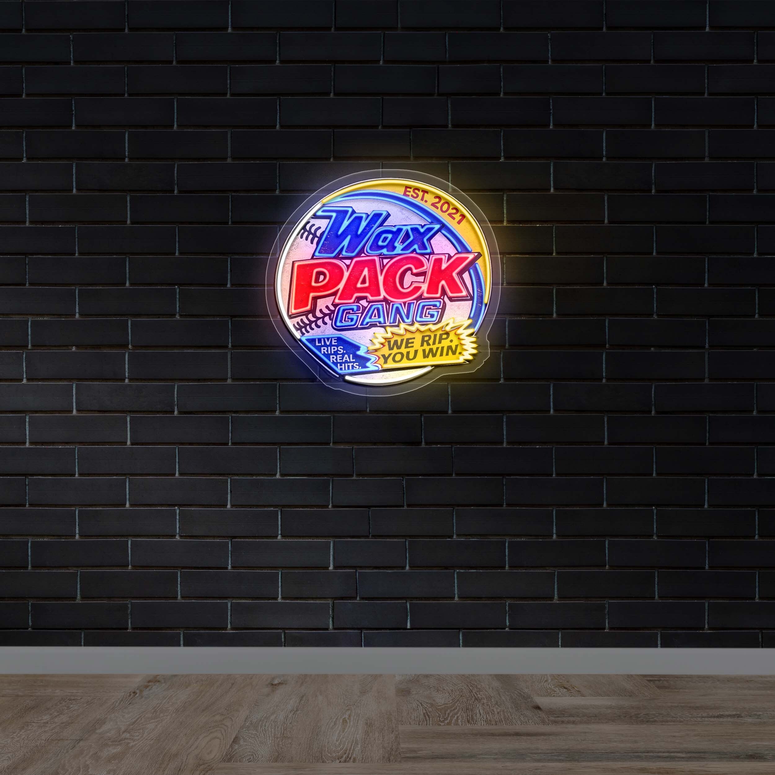 Wax Pack Gang - Premium Neon Artwork