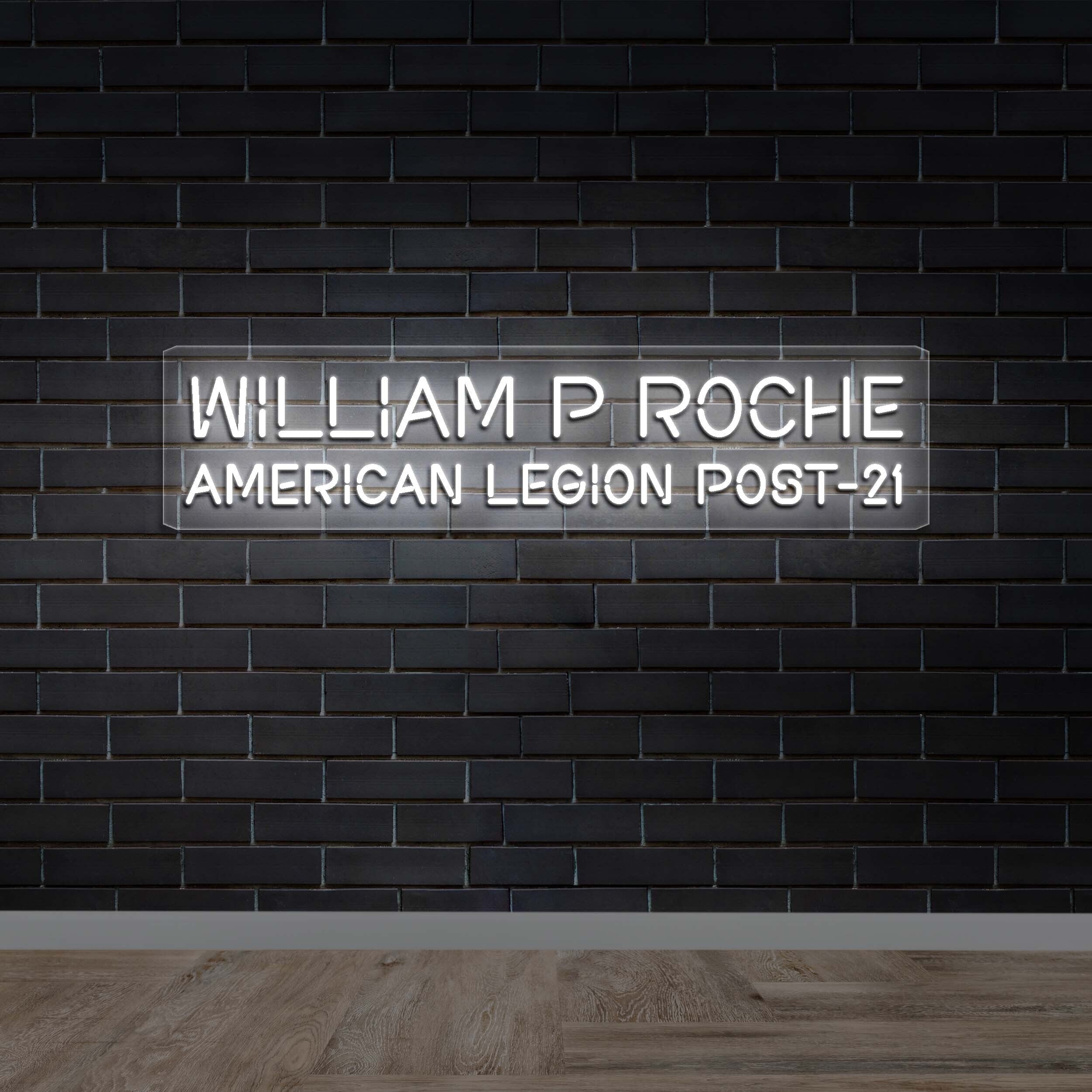 WILLIAM P ROCHE - Premium Neon Artwork