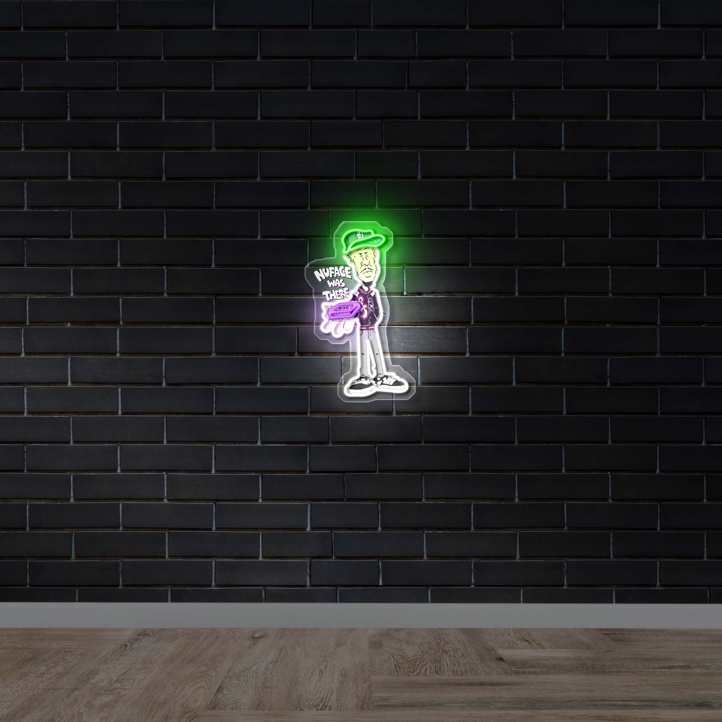 NU FACE WAS THERE - Premium Neon Artwork