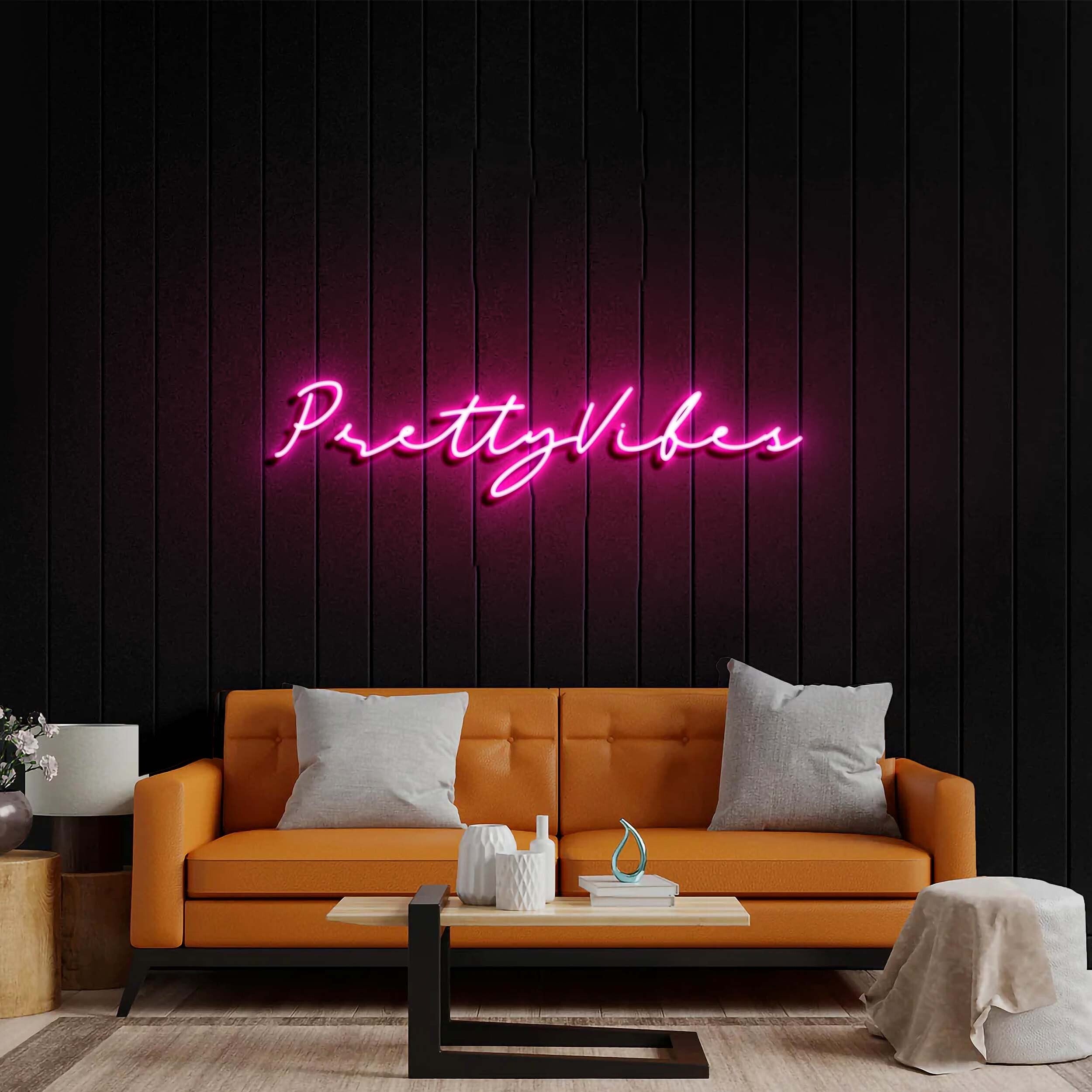 Pretty Vibes - Premium Neon Artwork