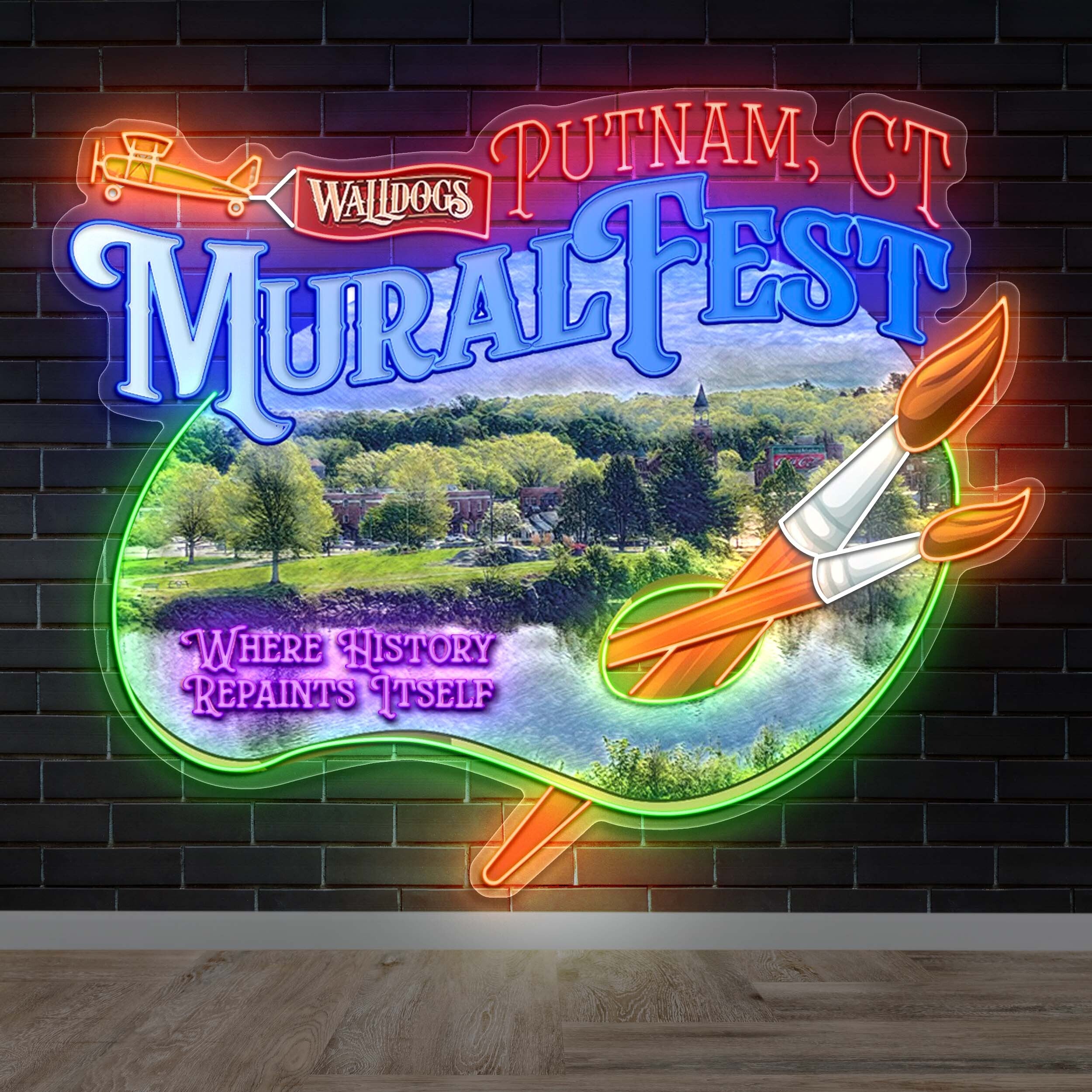 MURAL FEST | Larger Version - Premium Neon Artwork
